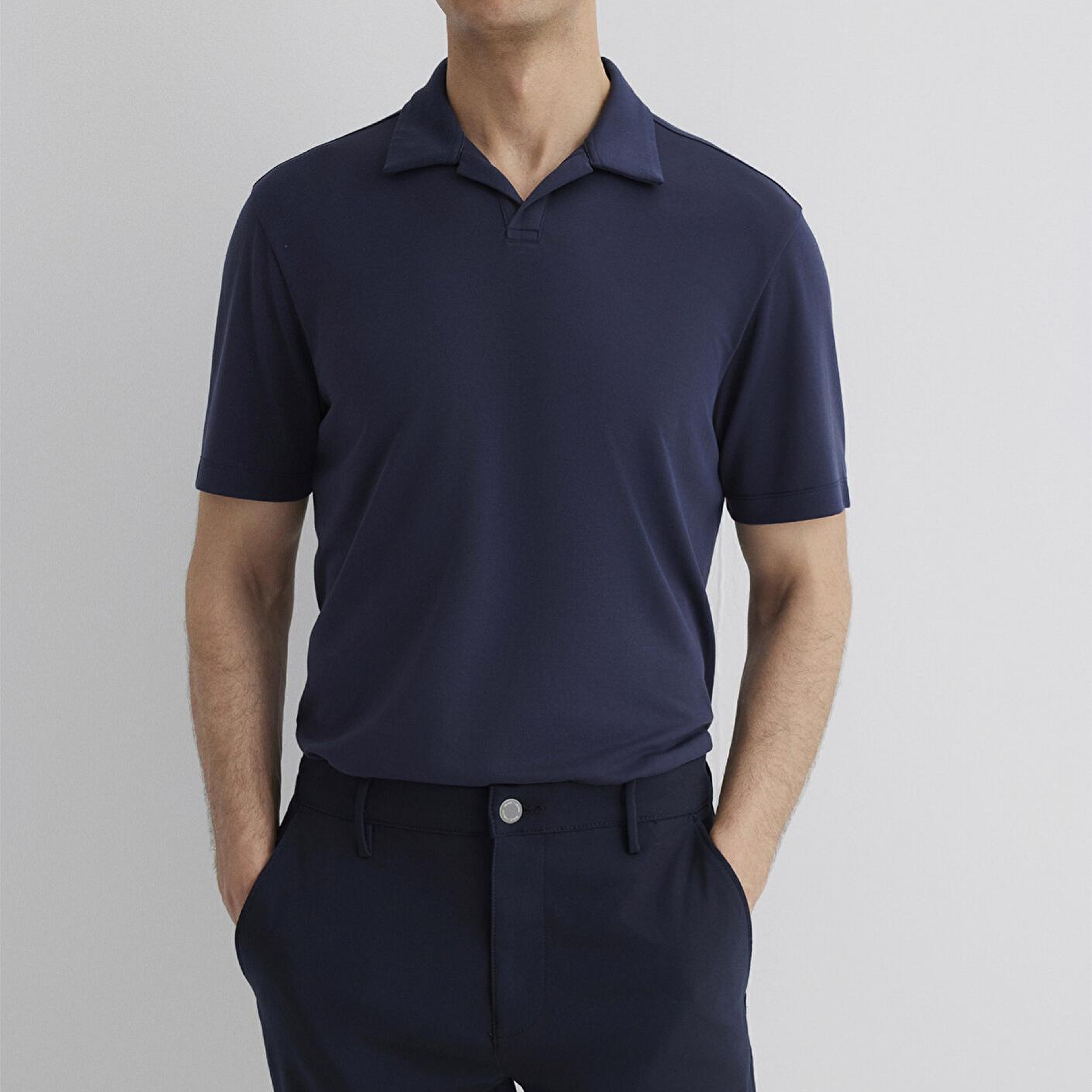 Mavi Soft-Premium Lacivert (TENCEL™) Modal Karışımlı Polo Tişört Regular Fit / Normal Kesim 0613008-83699