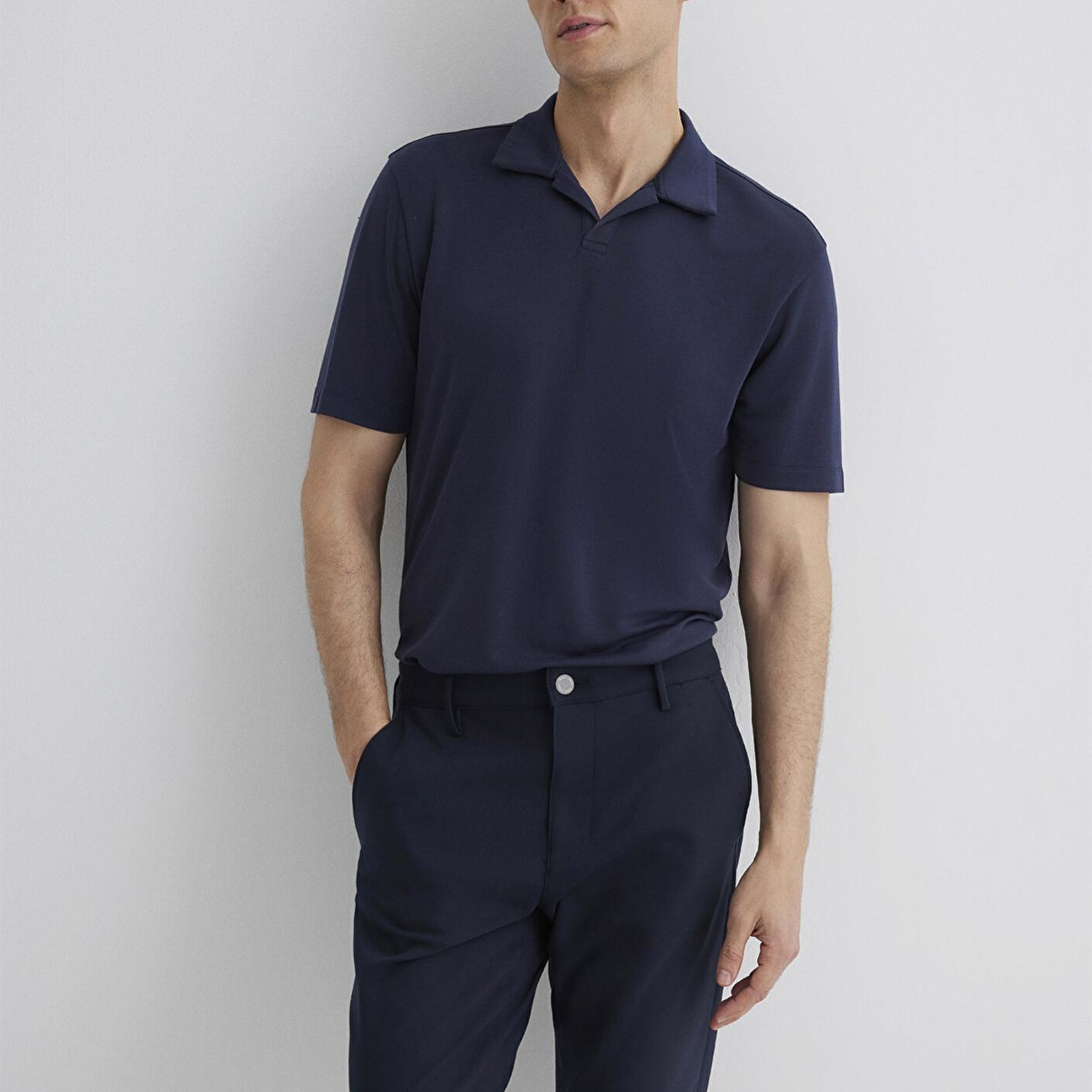 Mavi Soft-Premium Lacivert (TENCEL™) Modal Karışımlı Polo Tişört Regular Fit / Normal Kesim 0613008-83699