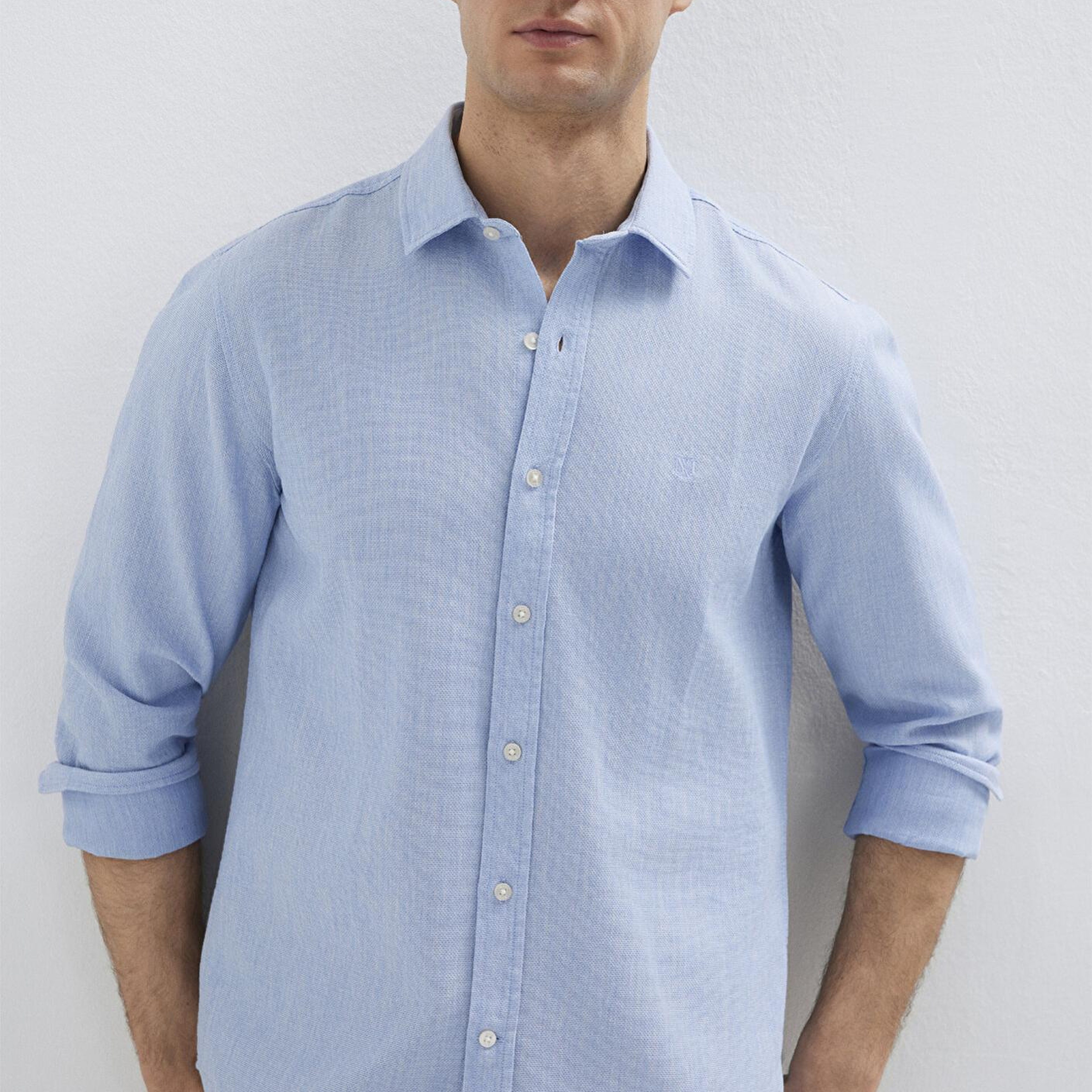 Mavi Mavi Gömlek Slim Fit / Dar Kesim 0211656-88654