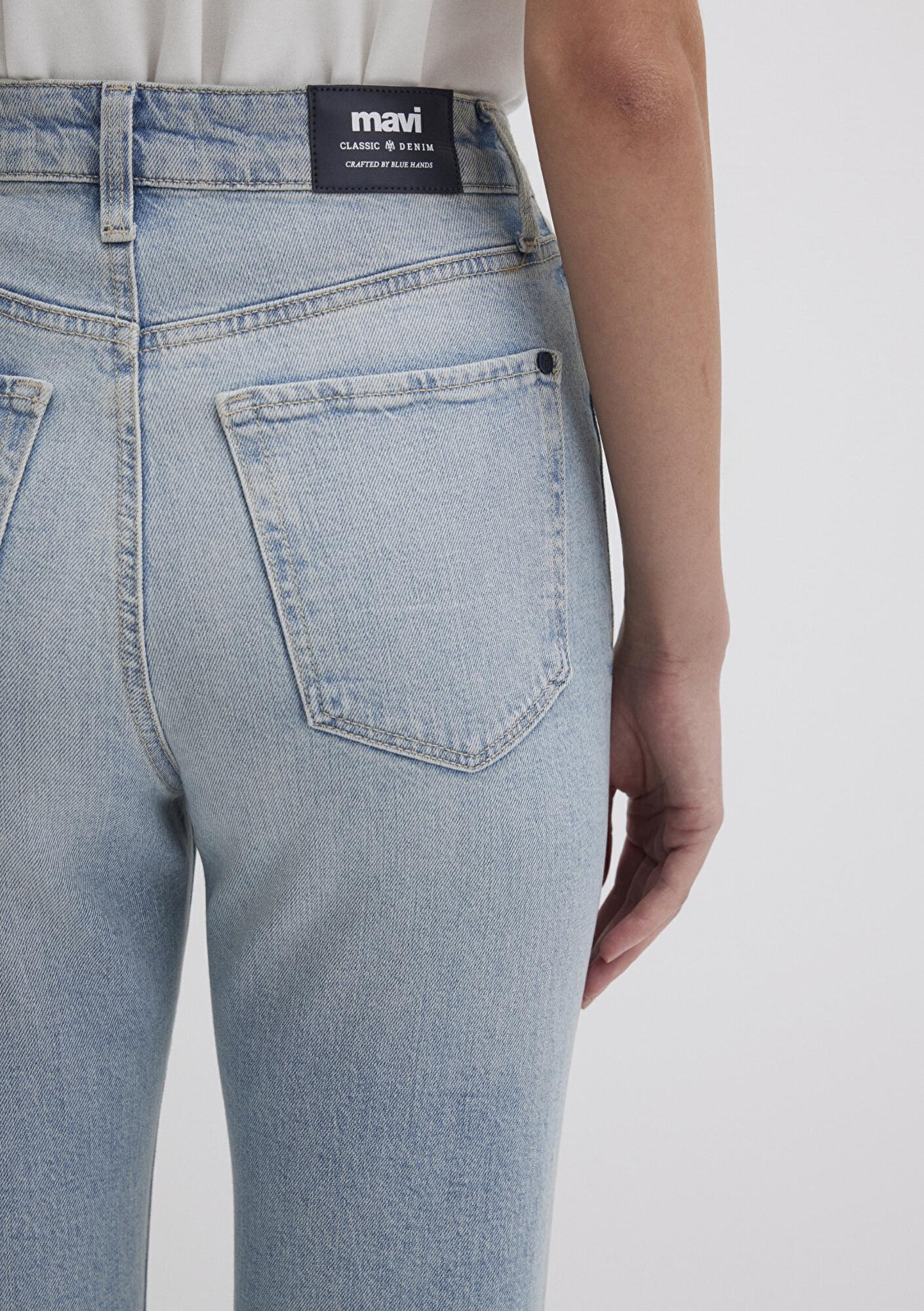 Mavi Star Classic Denim Puslu Açık Mavi Jean Pantolon 101077-90535