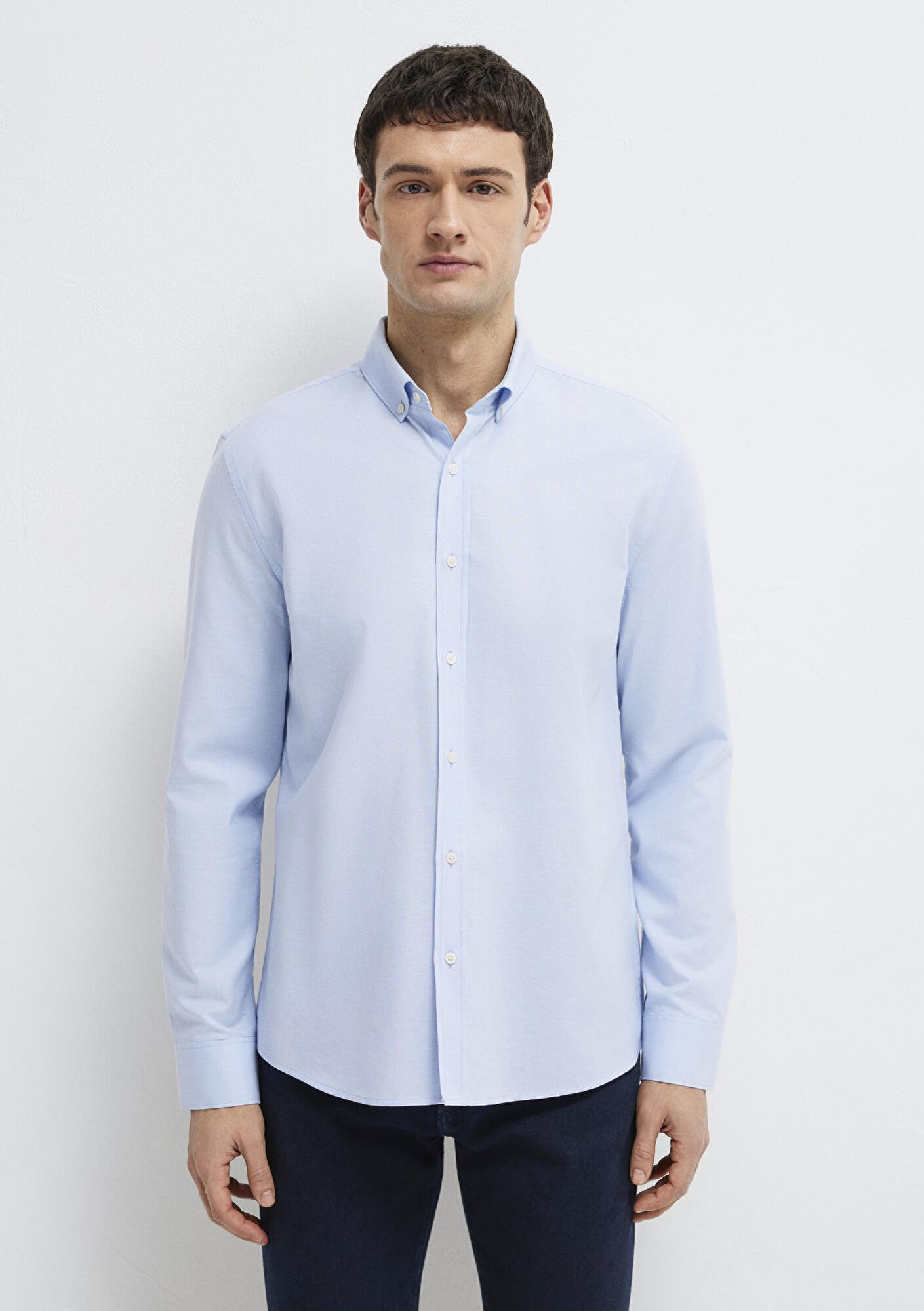 Mavi Mavi Gömlek Regular Fit / Normal Kesim 0211670-90160
