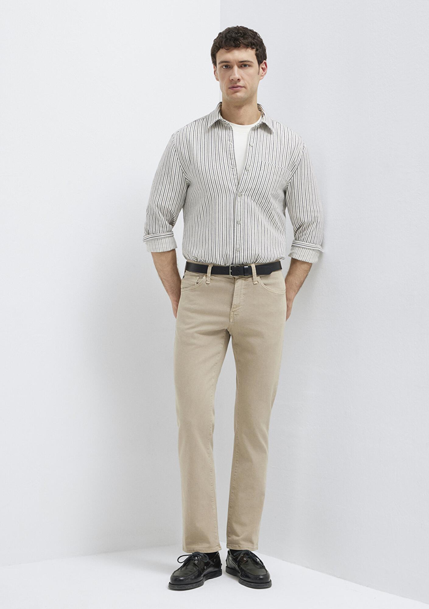 Mavi Martin Bej Comfort Gabardin Pantolon 0037886566