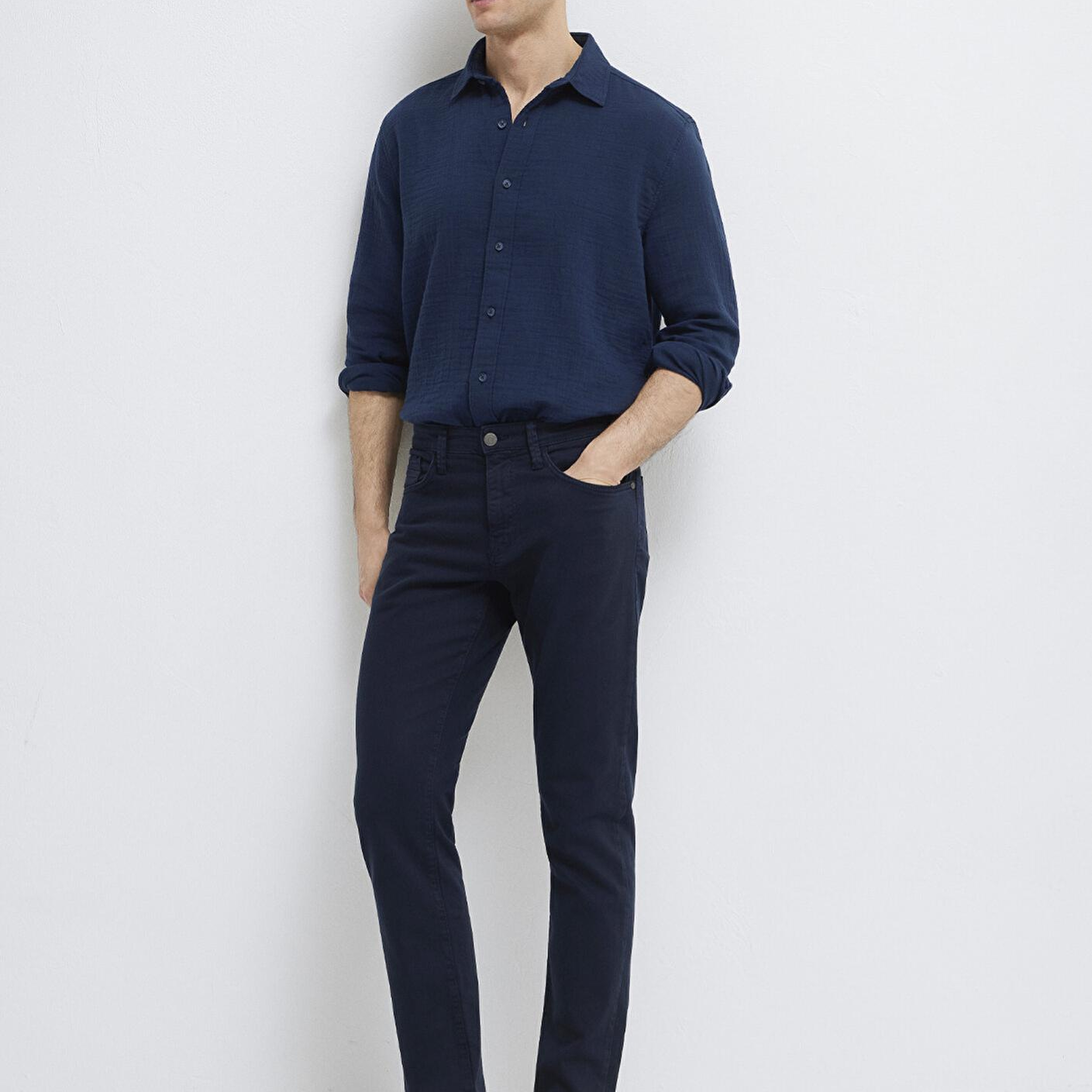 Mavi Marcus Koyu Lacivert Comfort Gabardin Pantolon 0035190674