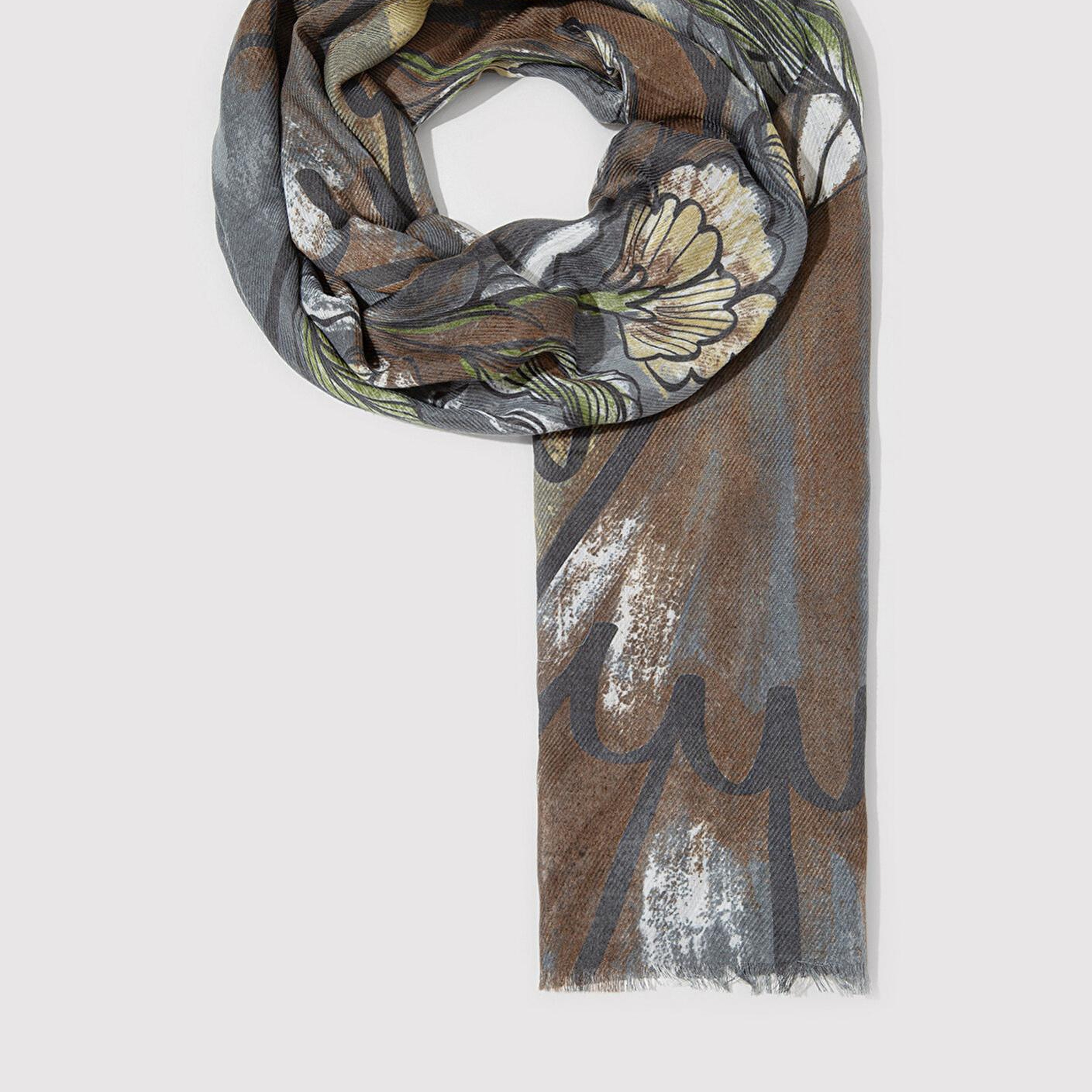 Mavi Desenli Şal 1913446-24386