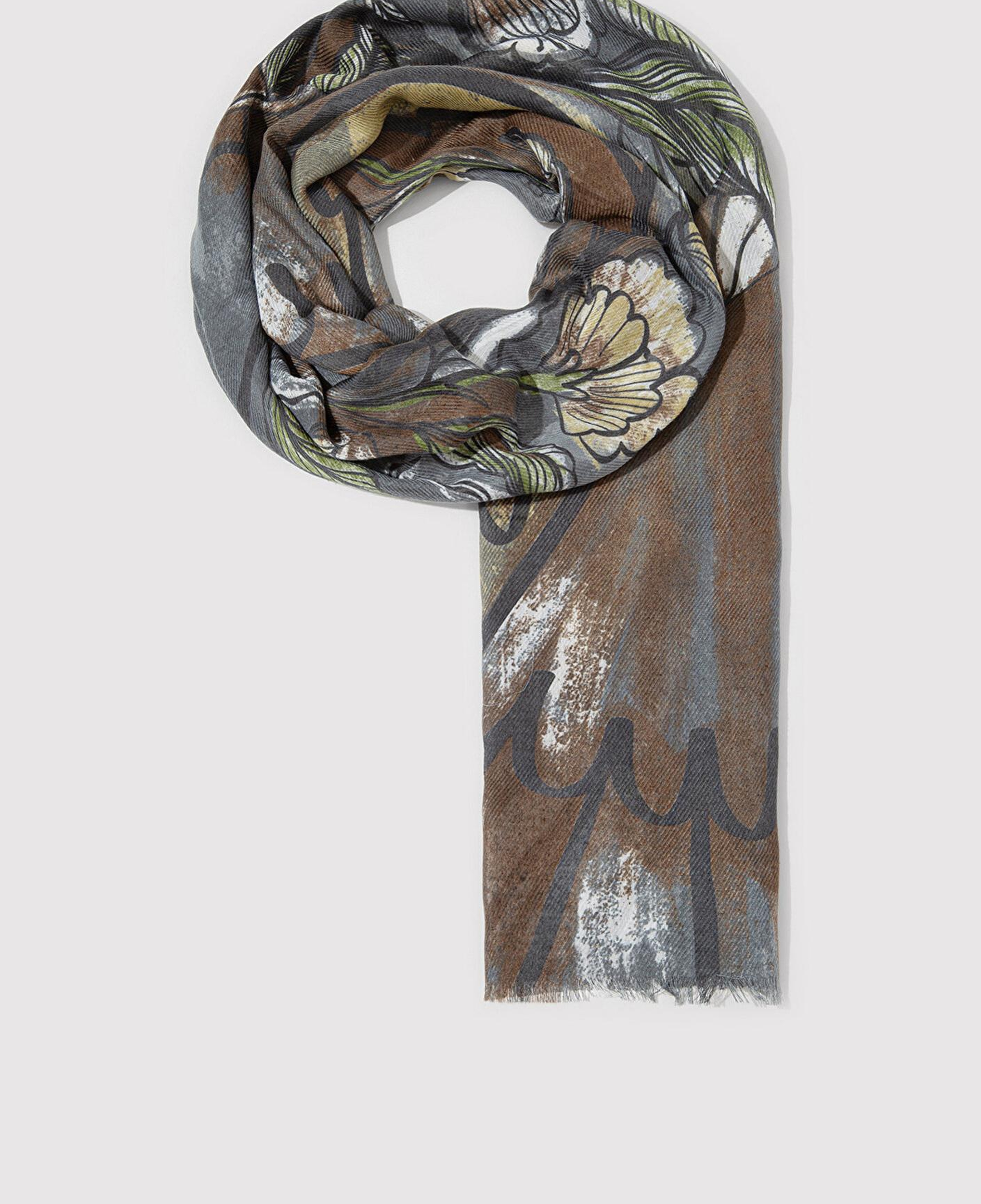 Mavi Desenli Şal 1913446-24386