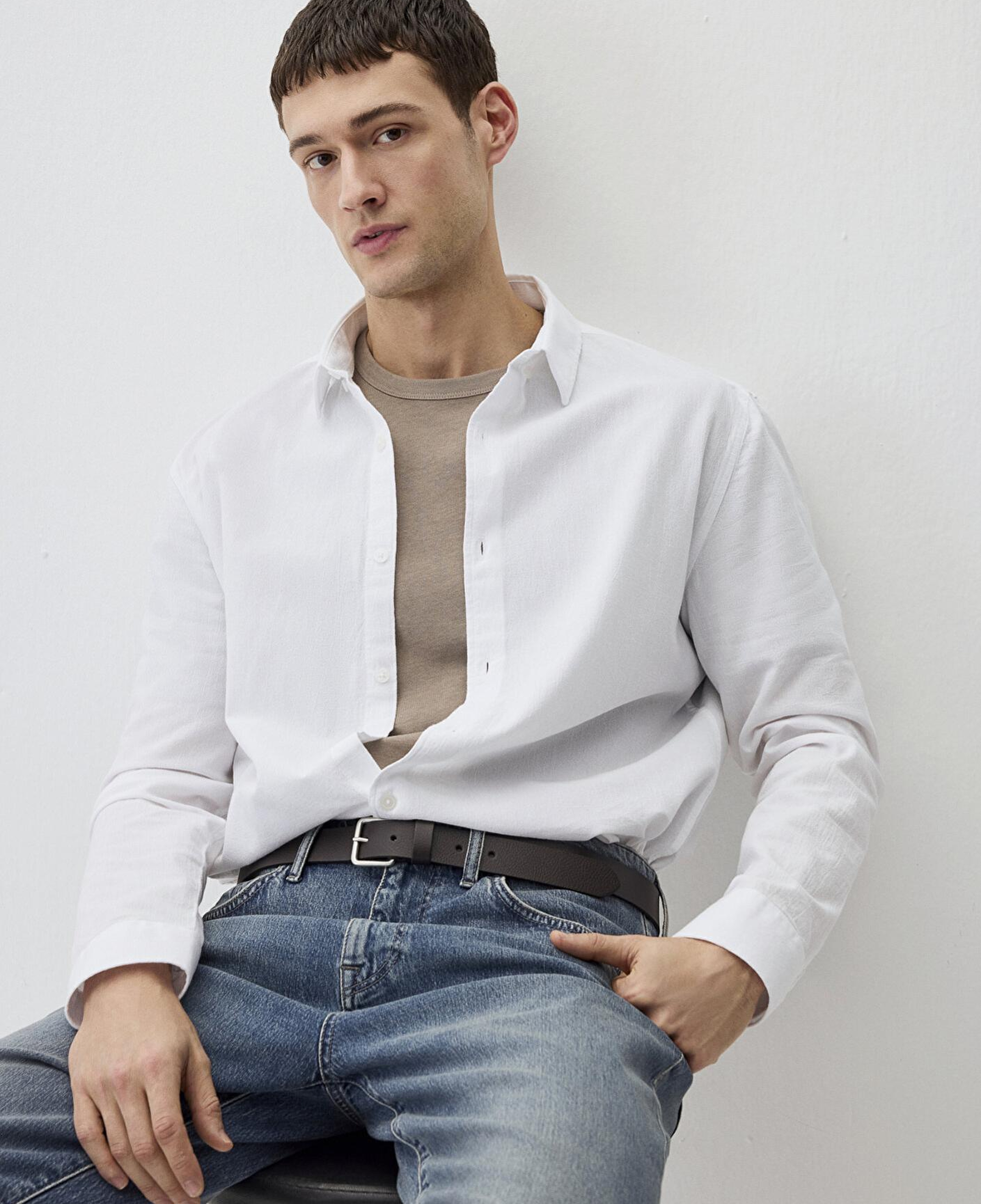 Mavi Beyaz Gömlek Regular Fit / Normal Kesim 0211554-620