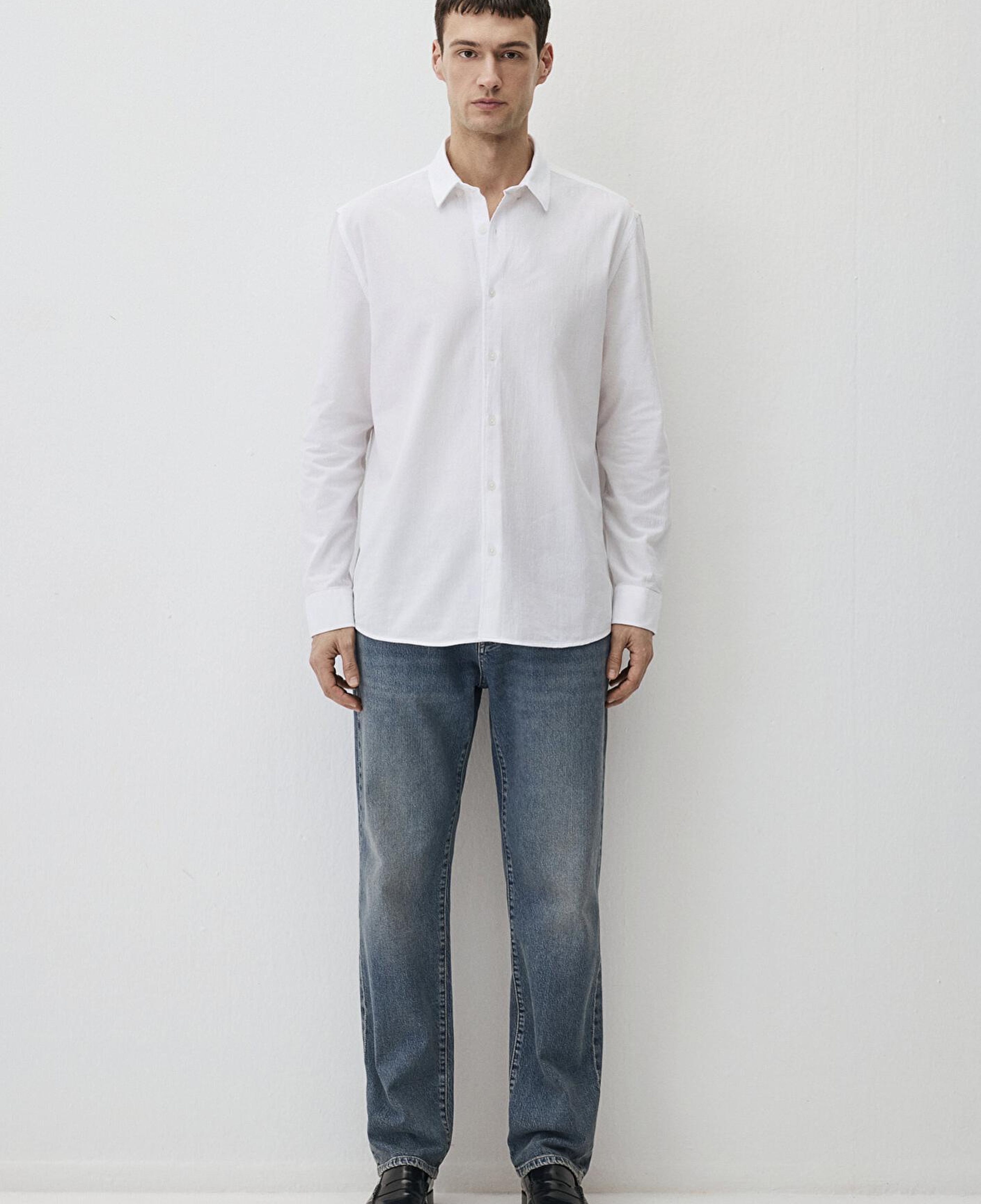 Mavi Beyaz Gömlek Regular Fit / Normal Kesim 0211554-620