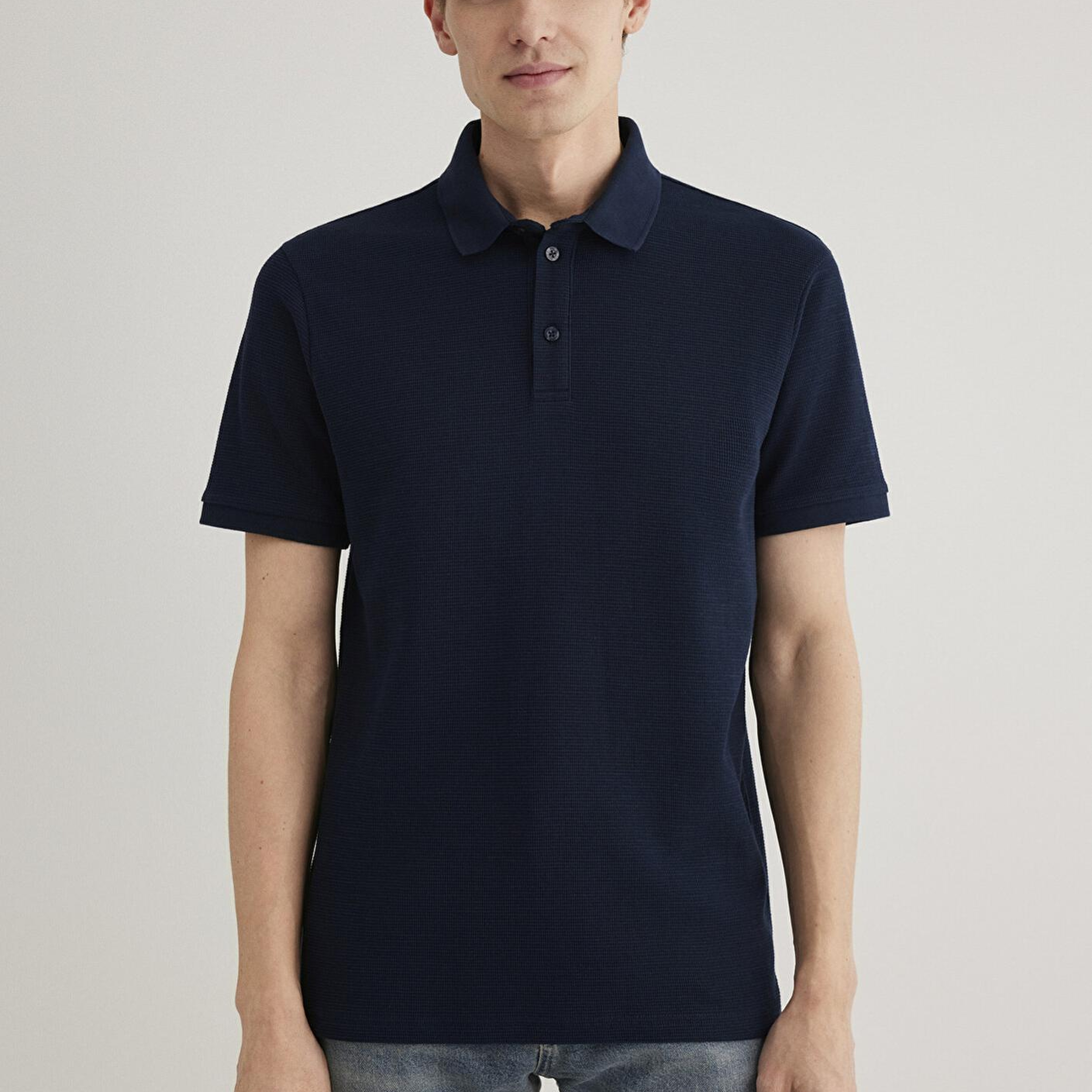 Mavi Lacivert Polo Tişört Slim Fit / Dar Kesim 0612521-70490