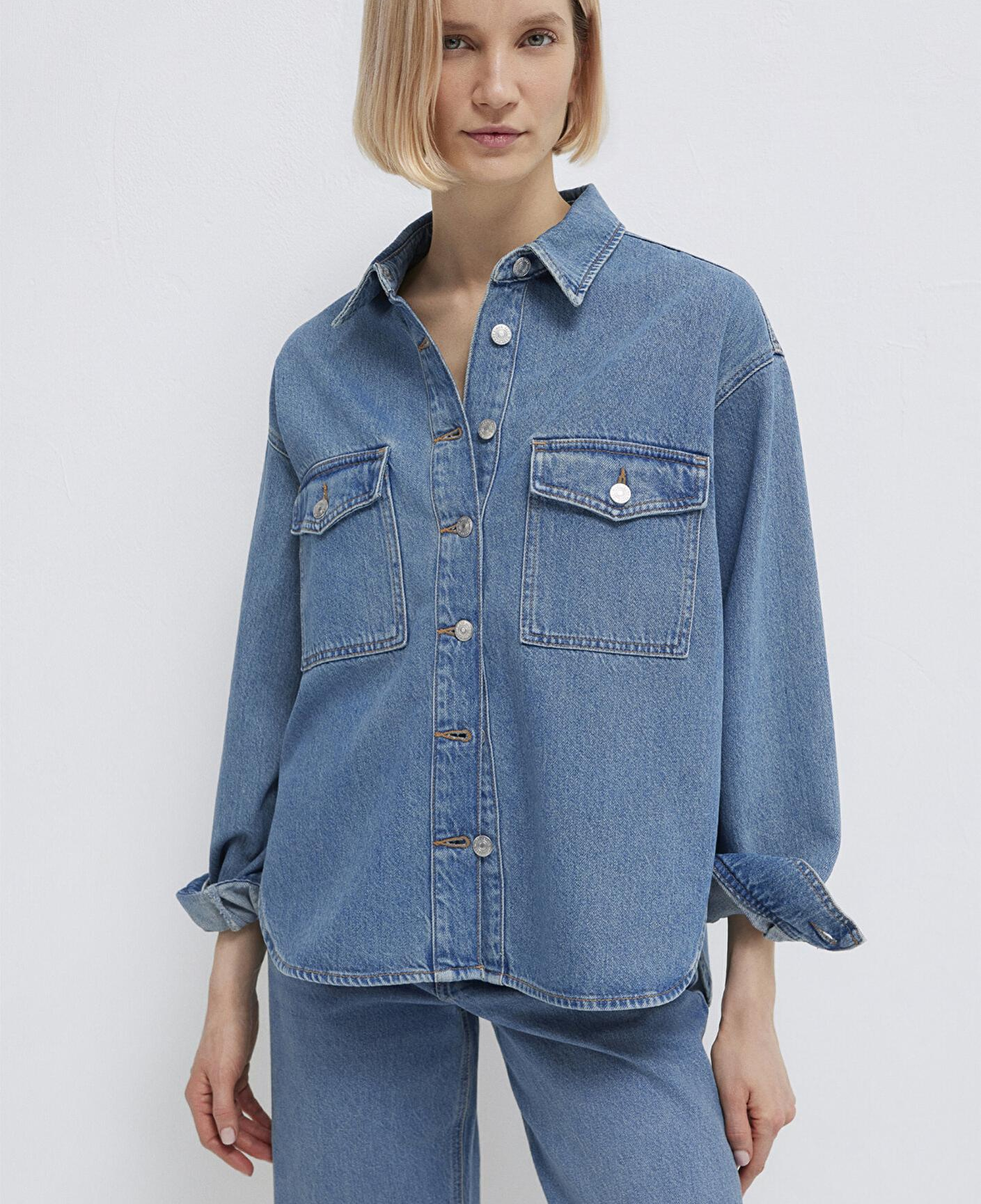 Mavi Bekka Classic Denim Indigo Mavisi Jean Gömlek Boyfriend 1211000-89250