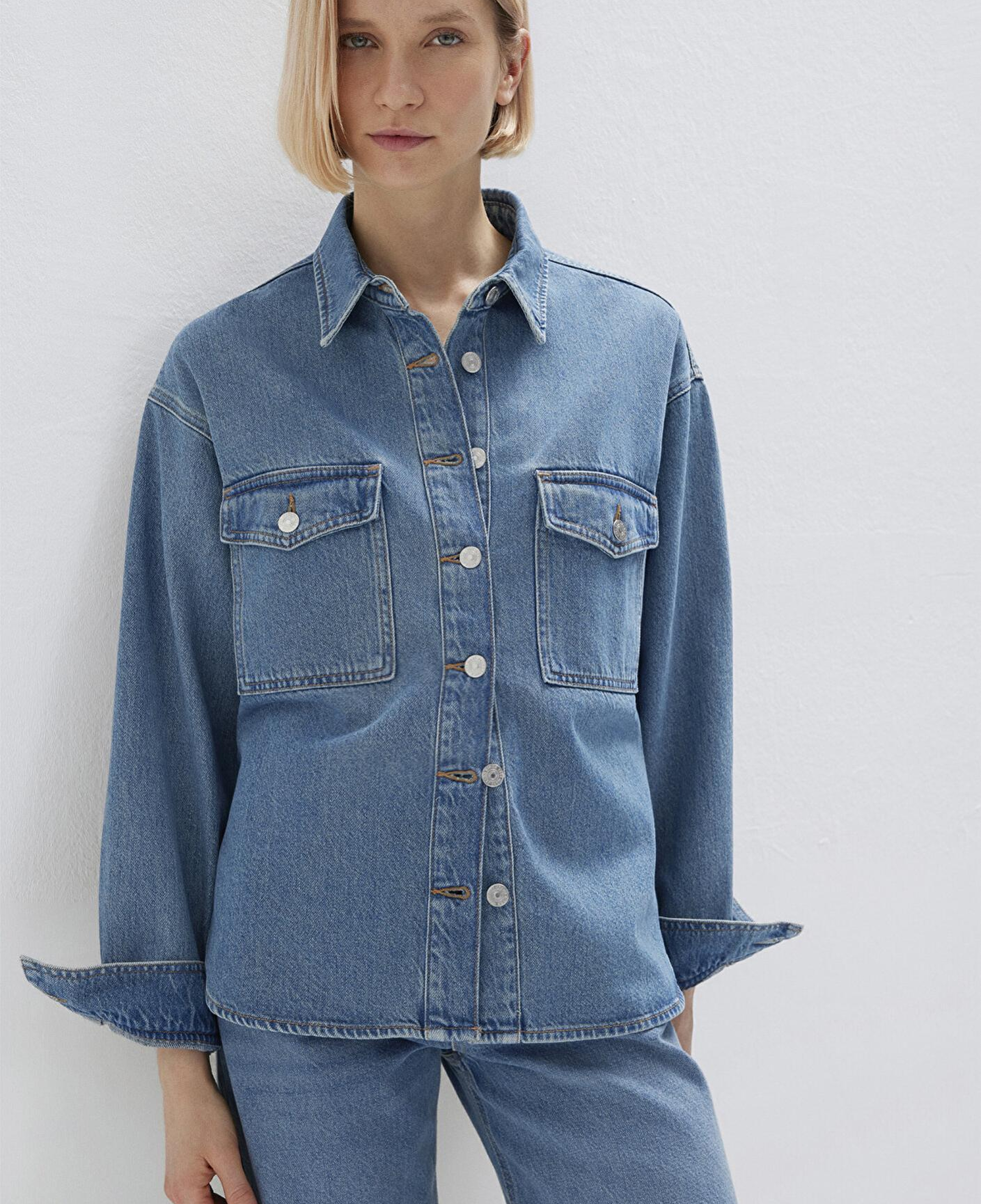 Mavi Bekka Classic Denim Indigo Mavisi Jean Gömlek Boyfriend 1211000-89250