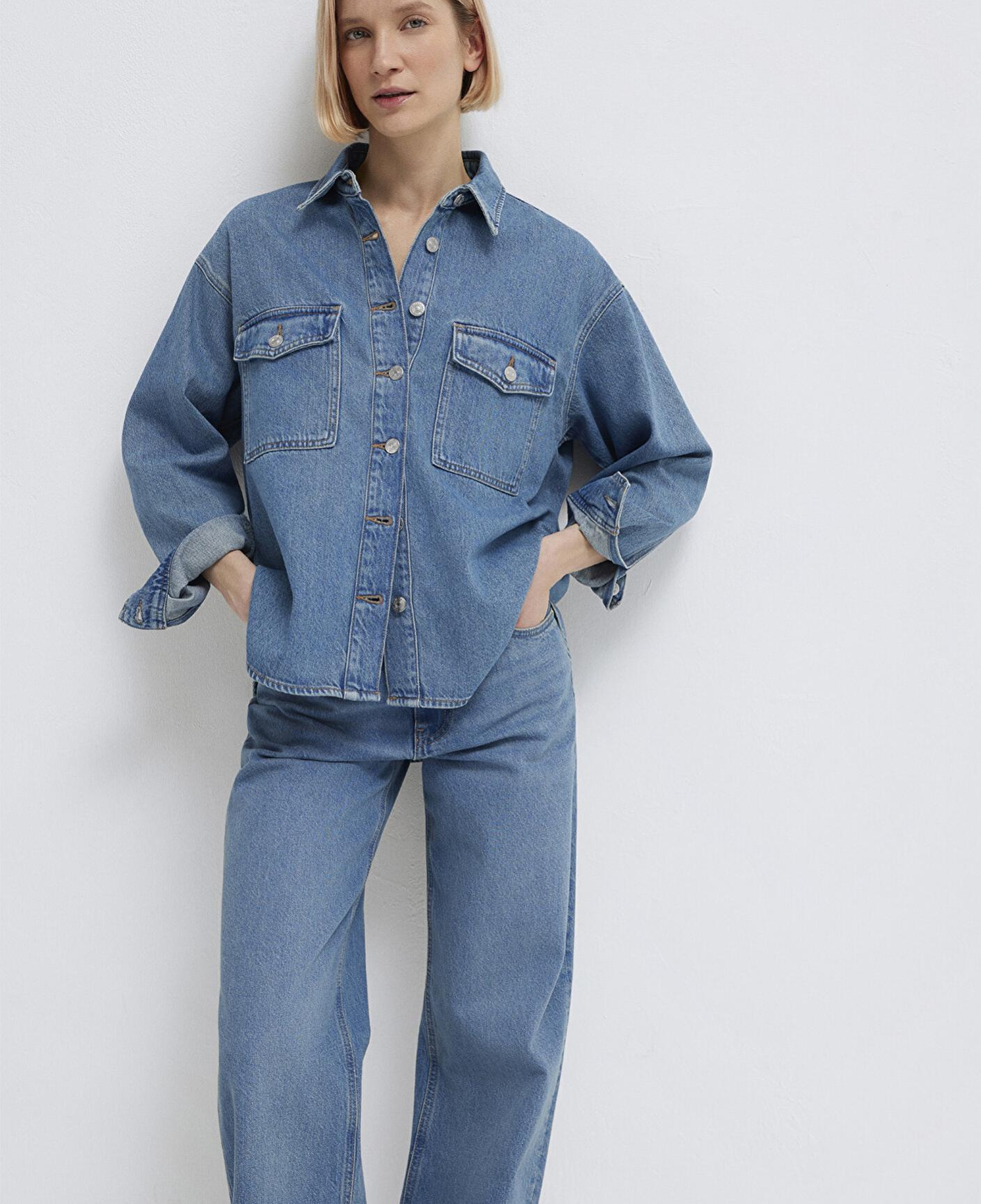 Mavi Bekka Classic Denim Indigo Mavisi Jean Gömlek Boyfriend 1211000-89250