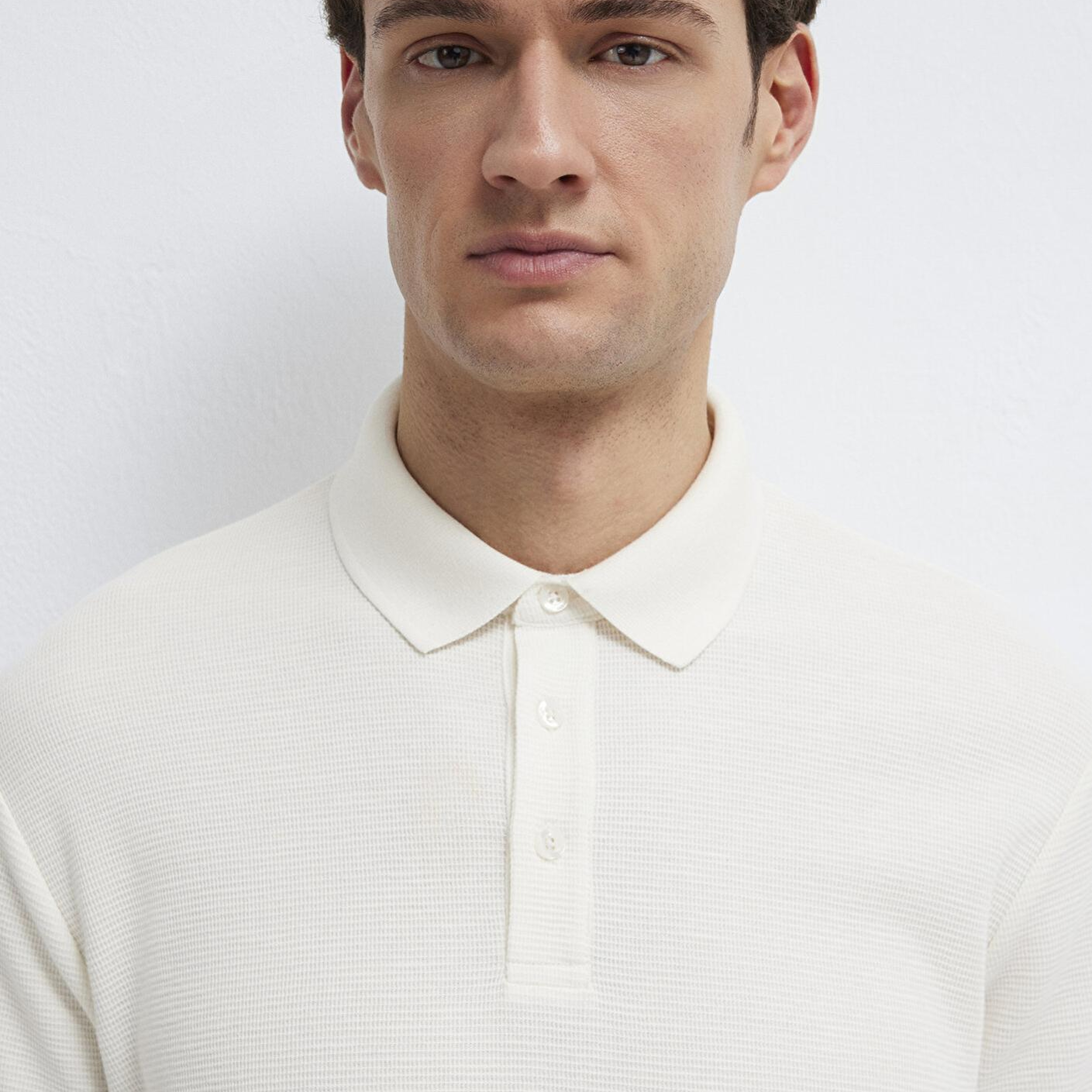 Mavi Ekru Polo Tişört Slim Fit / Dar Kesim 0612521-70057