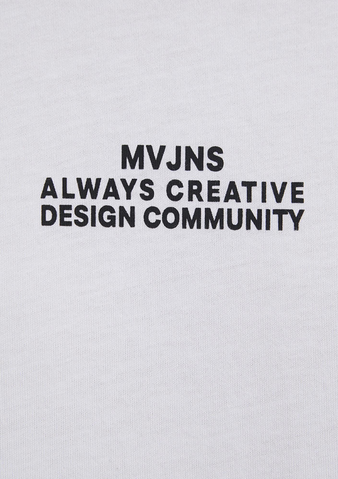 Mavi 1991 Baskılı Beyaz Tişört Loose Fit / Bol Rahat Kesim 0612539-620