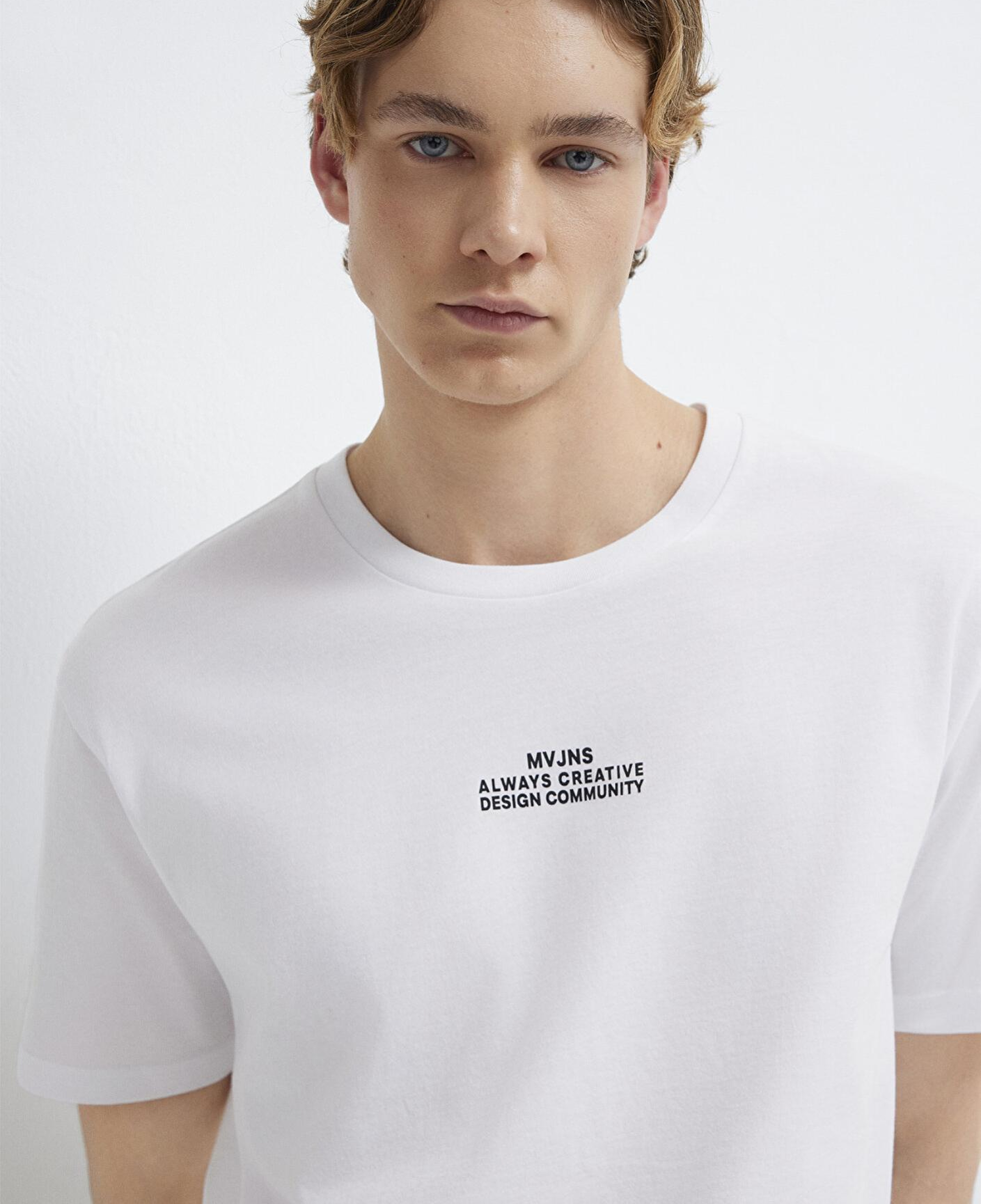 Mavi 1991 Baskılı Beyaz Tişört Loose Fit / Bol Rahat Kesim 0612539-620