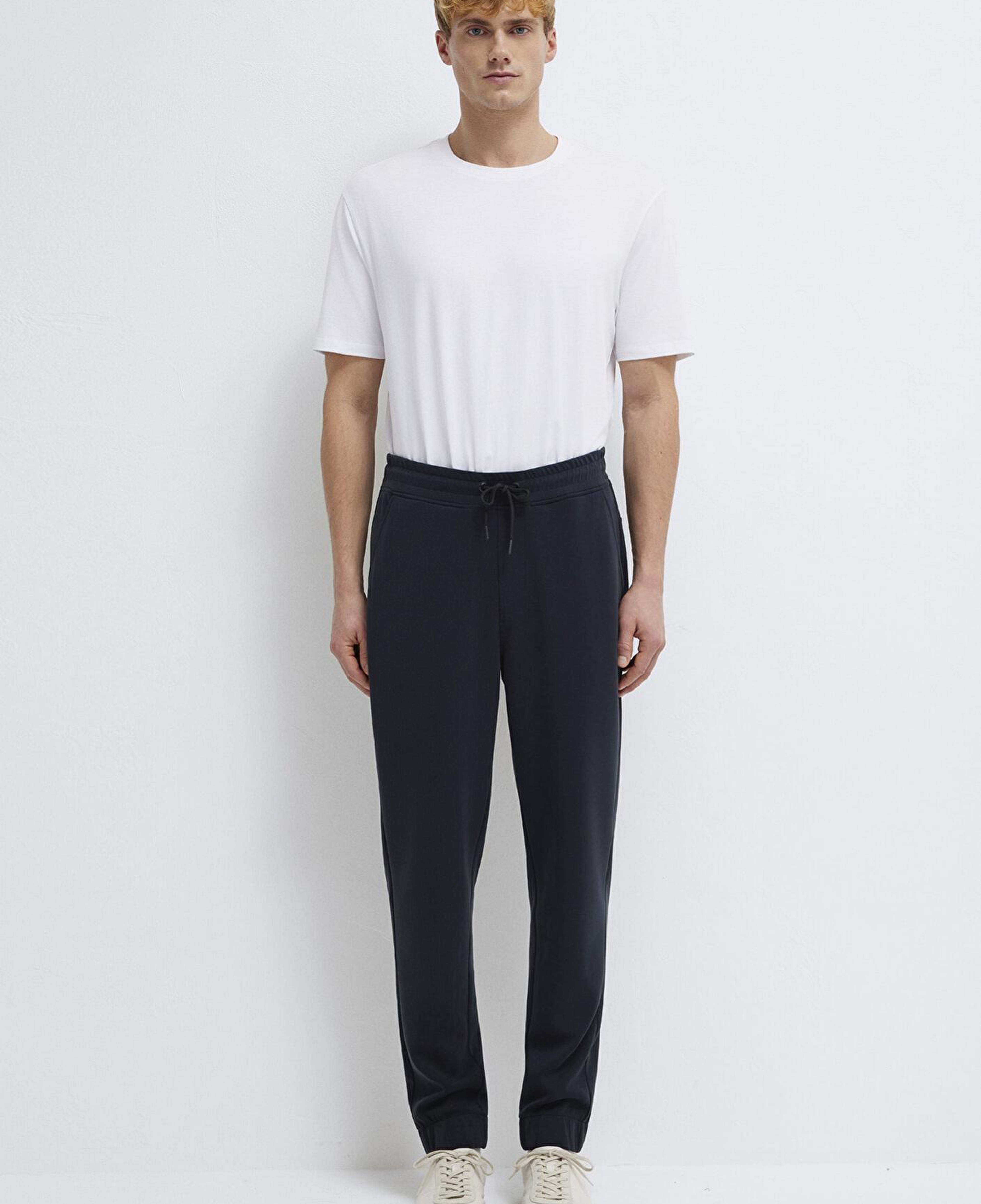 Mavi Soft-Premium Siyah (TENCEL™) Modal Karışımlı Eşofman Altı 0010373-71379