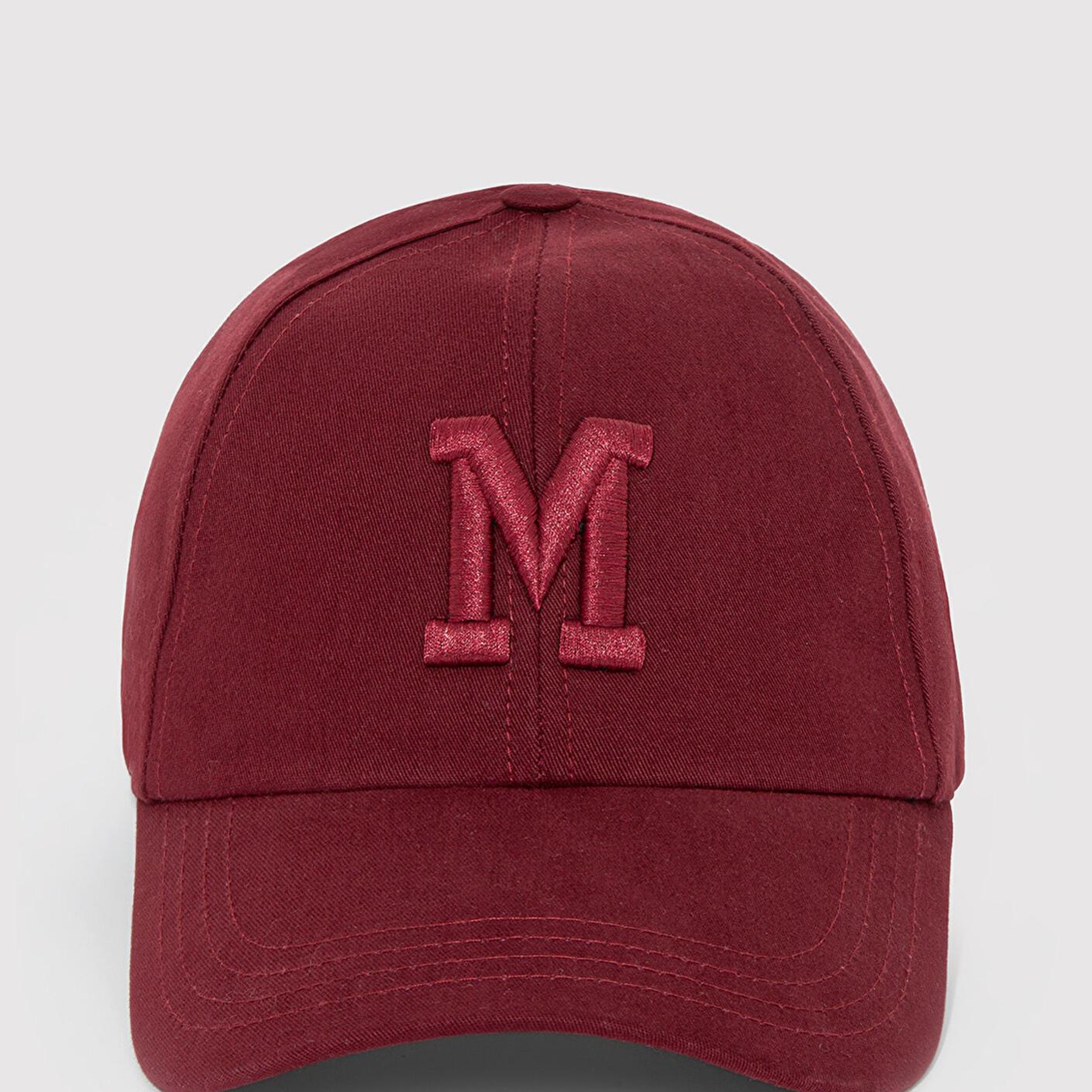 Mavi M Logo Detaylı Bordo Şapka 1912255-82051