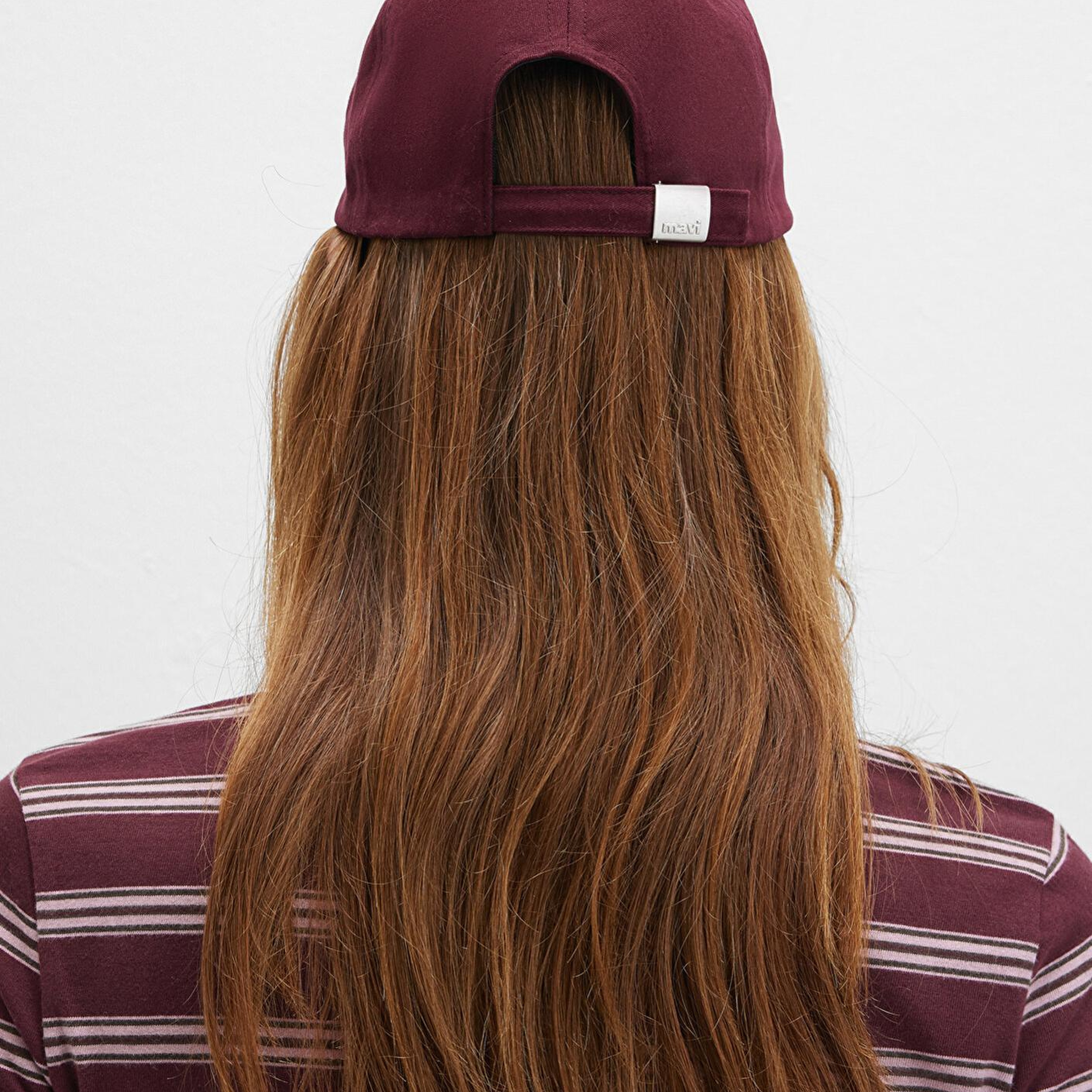 Mavi M Logo Detaylı Bordo Şapka 1912255-82051