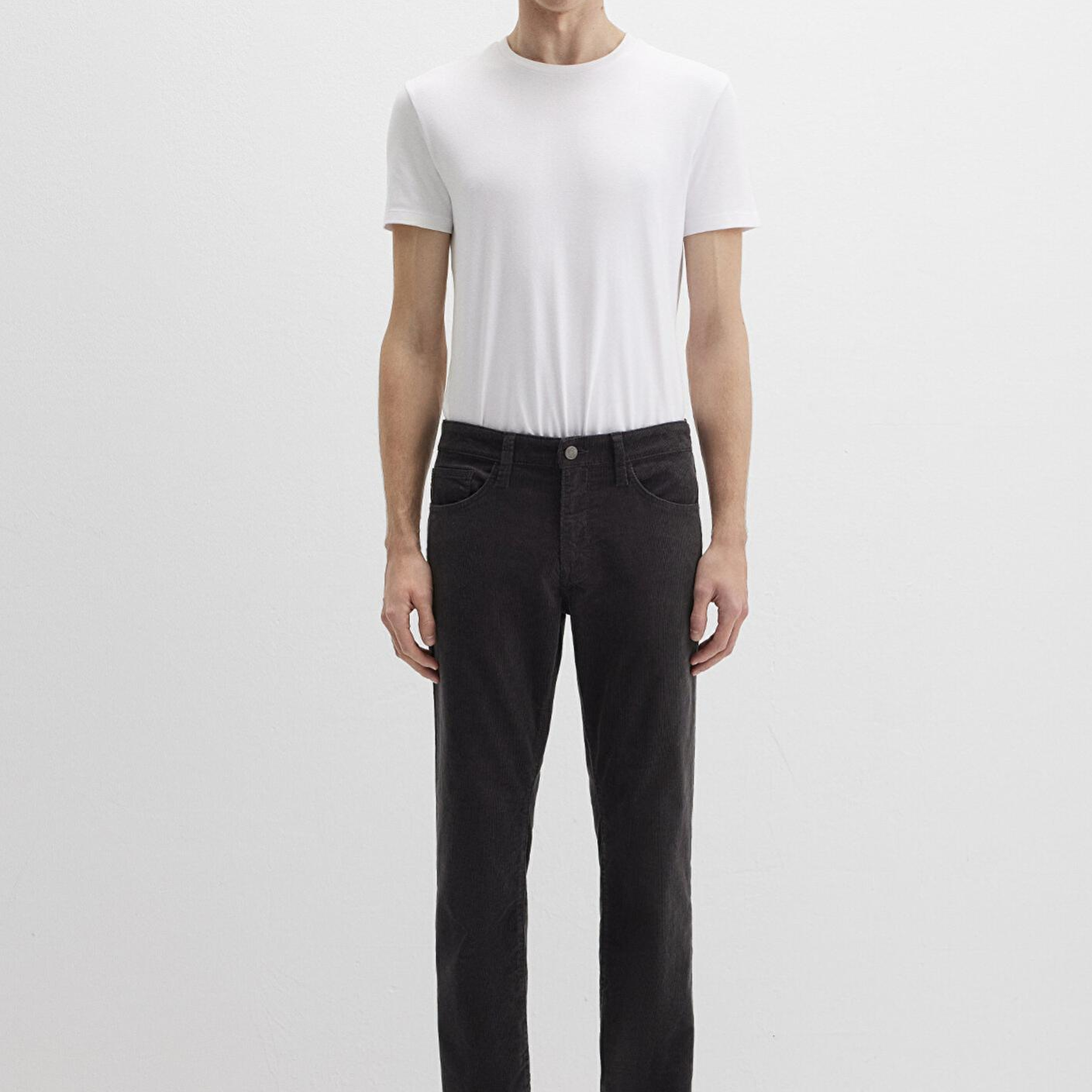 Mavi Hunter Koyu Antrasit Kadife Pantolon 0020235665