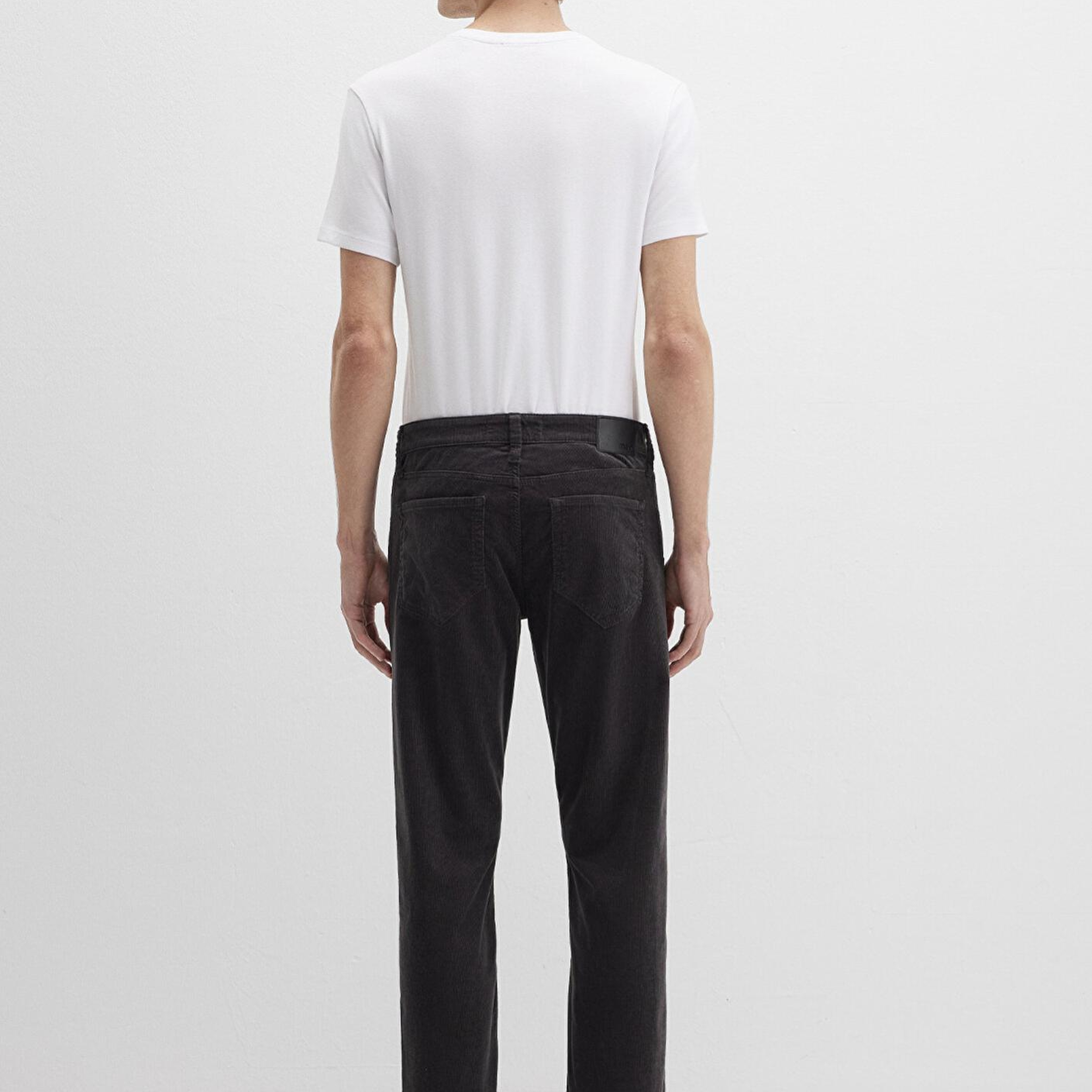 Mavi Hunter Koyu Antrasit Kadife Pantolon 0020235665