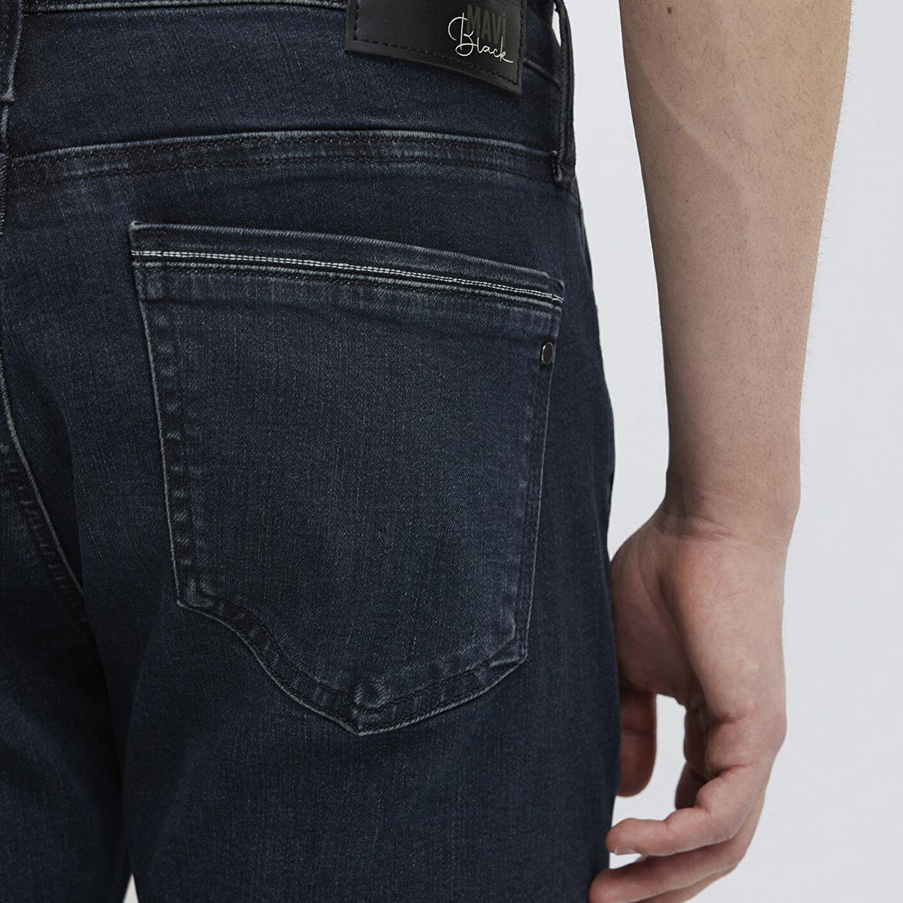 Mavi Jake Lux Black Puslu Vintage Koyu Mavi Jean Pantolon 0042287868