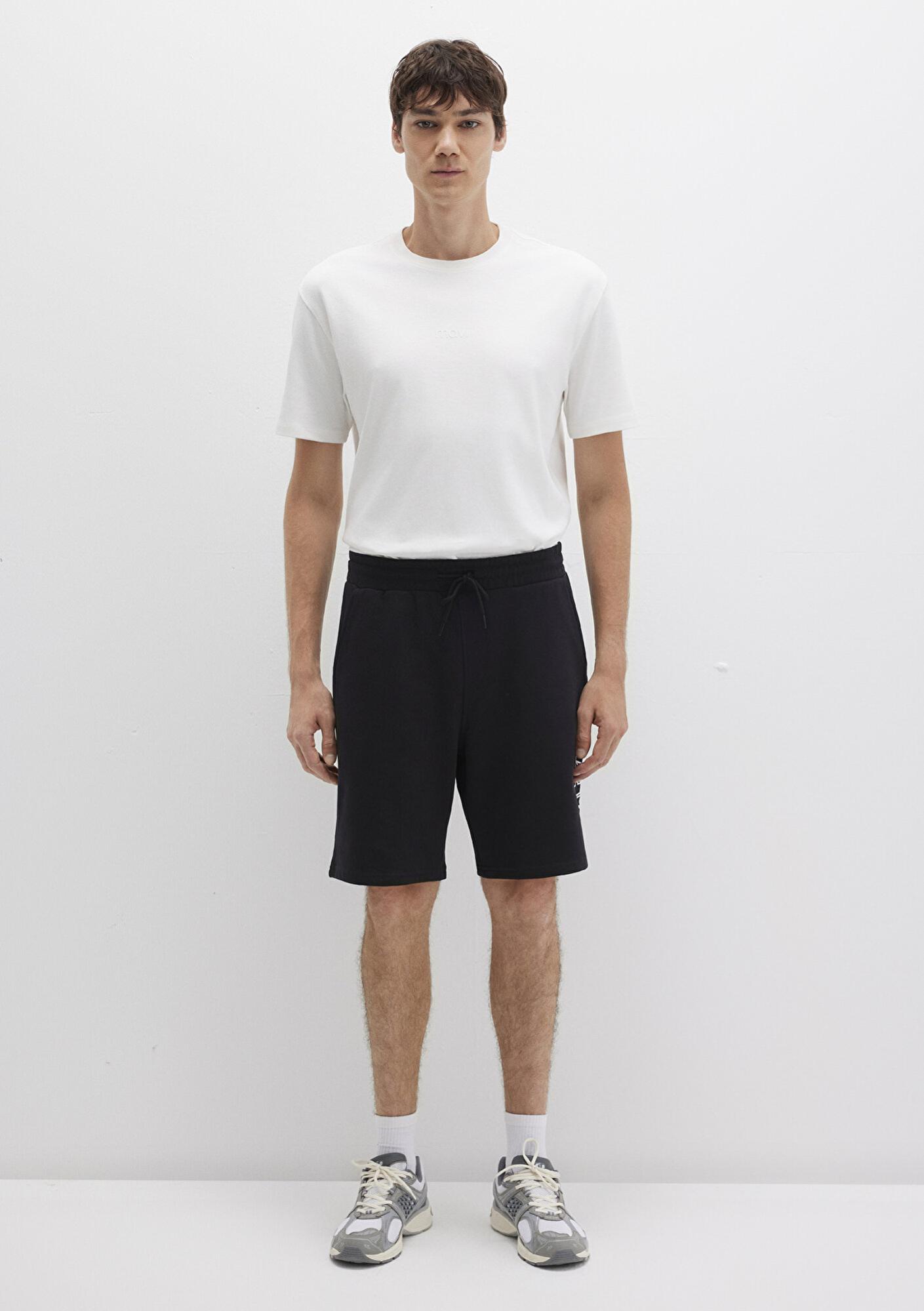 Mavi Mavi Baskılı Siyah Şort 0410225-900