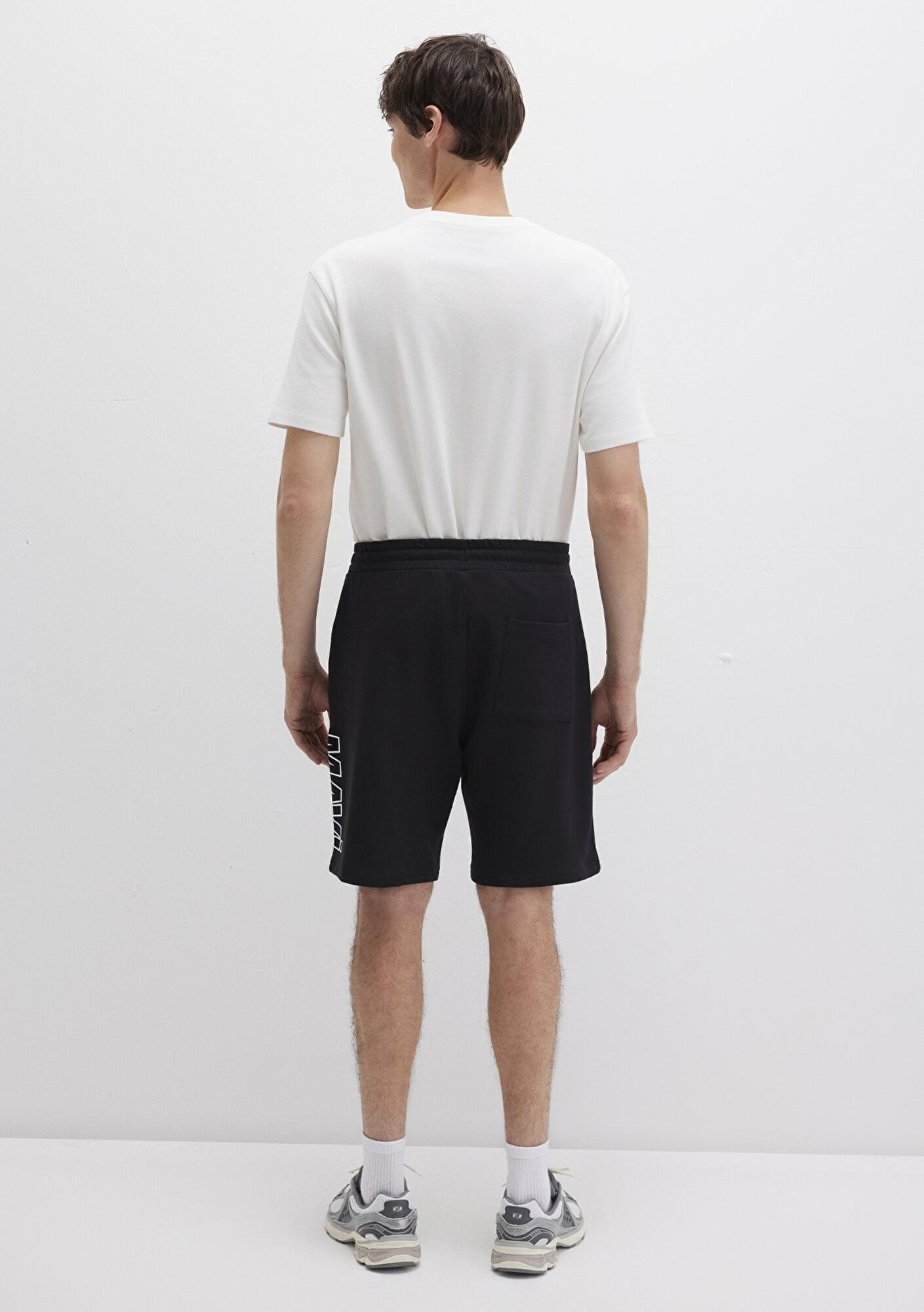 Mavi Mavi Baskılı Siyah Şort 0410225-900