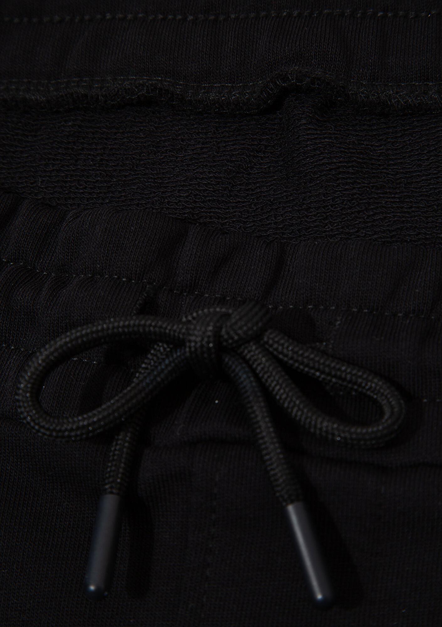 Mavi Mavi Logo Baskılı Siyah Şort 0410224-900