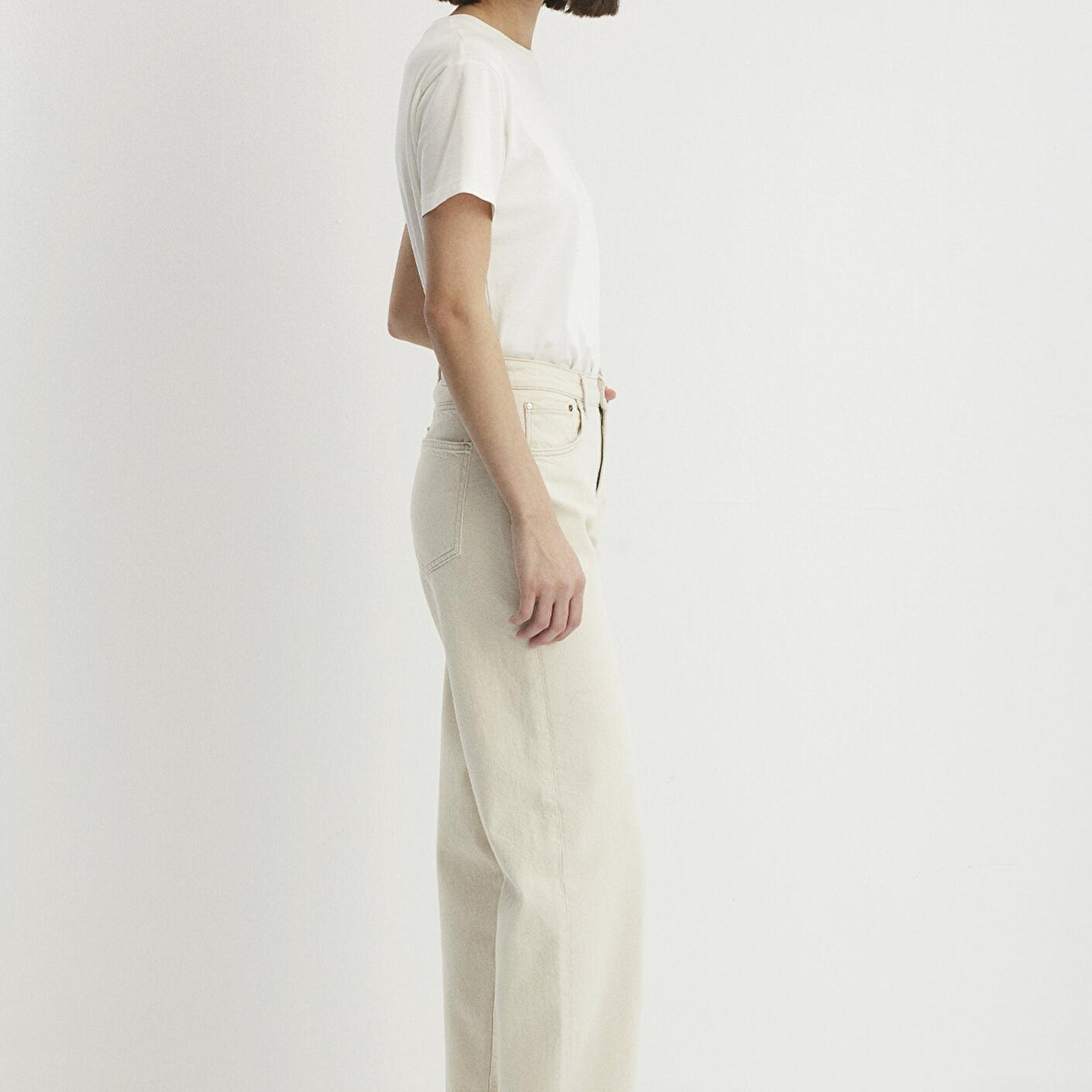 Mavi Leila Mavi Premium Krem Jean Pantolon 1010600-87058