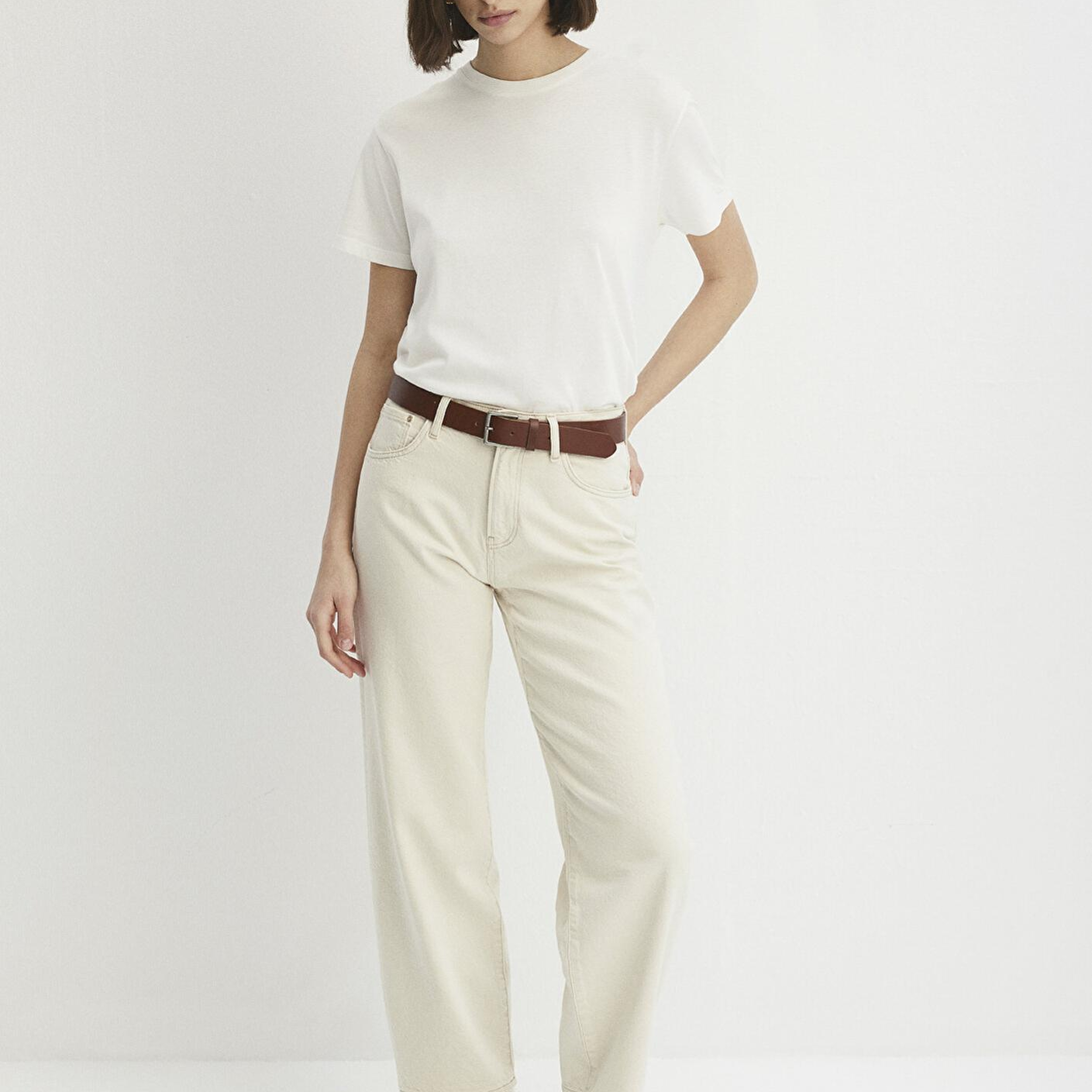 Mavi Leila Mavi Premium Krem Jean Pantolon 1010600-87058