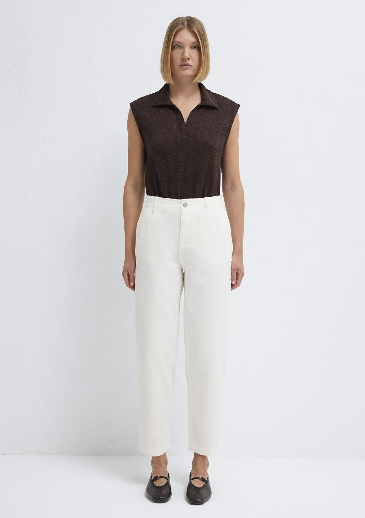 Mavi Beyaz Pantolon 1010649-70057