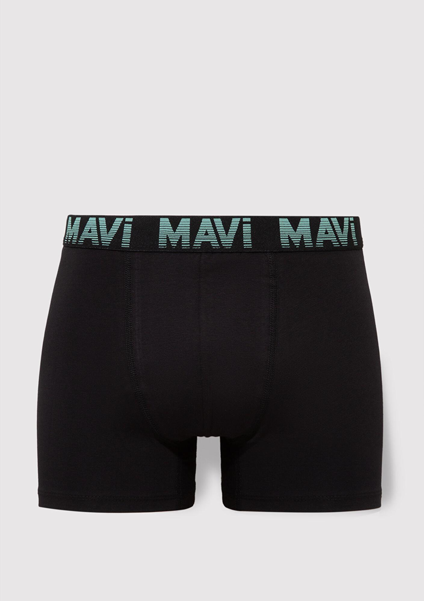 Mavi 5li Siyah Basic Boxer 0910619-900