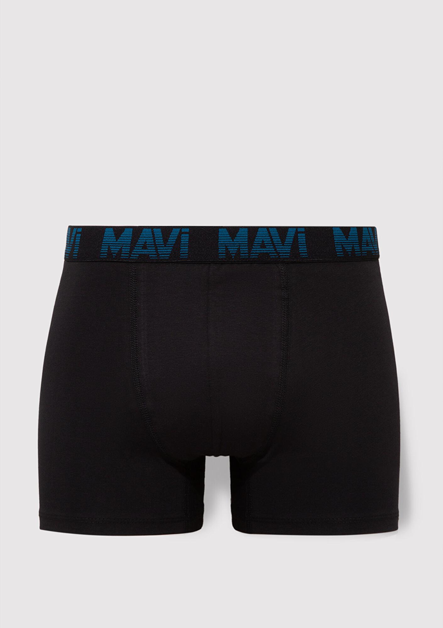 Mavi 5li Siyah Basic Boxer 0910619-900