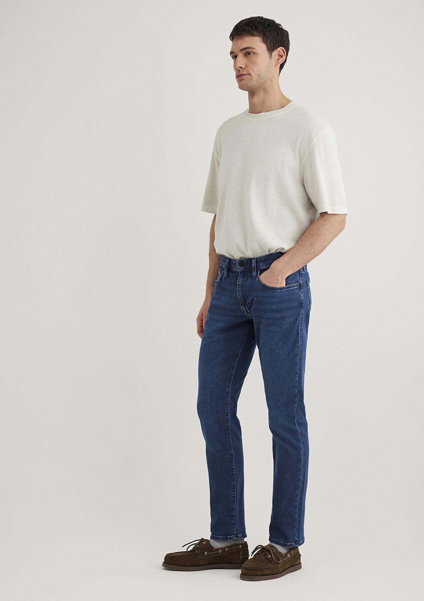 Mavi Marcus Sporty Koyu Mavi Jean Pantolon 0035182162