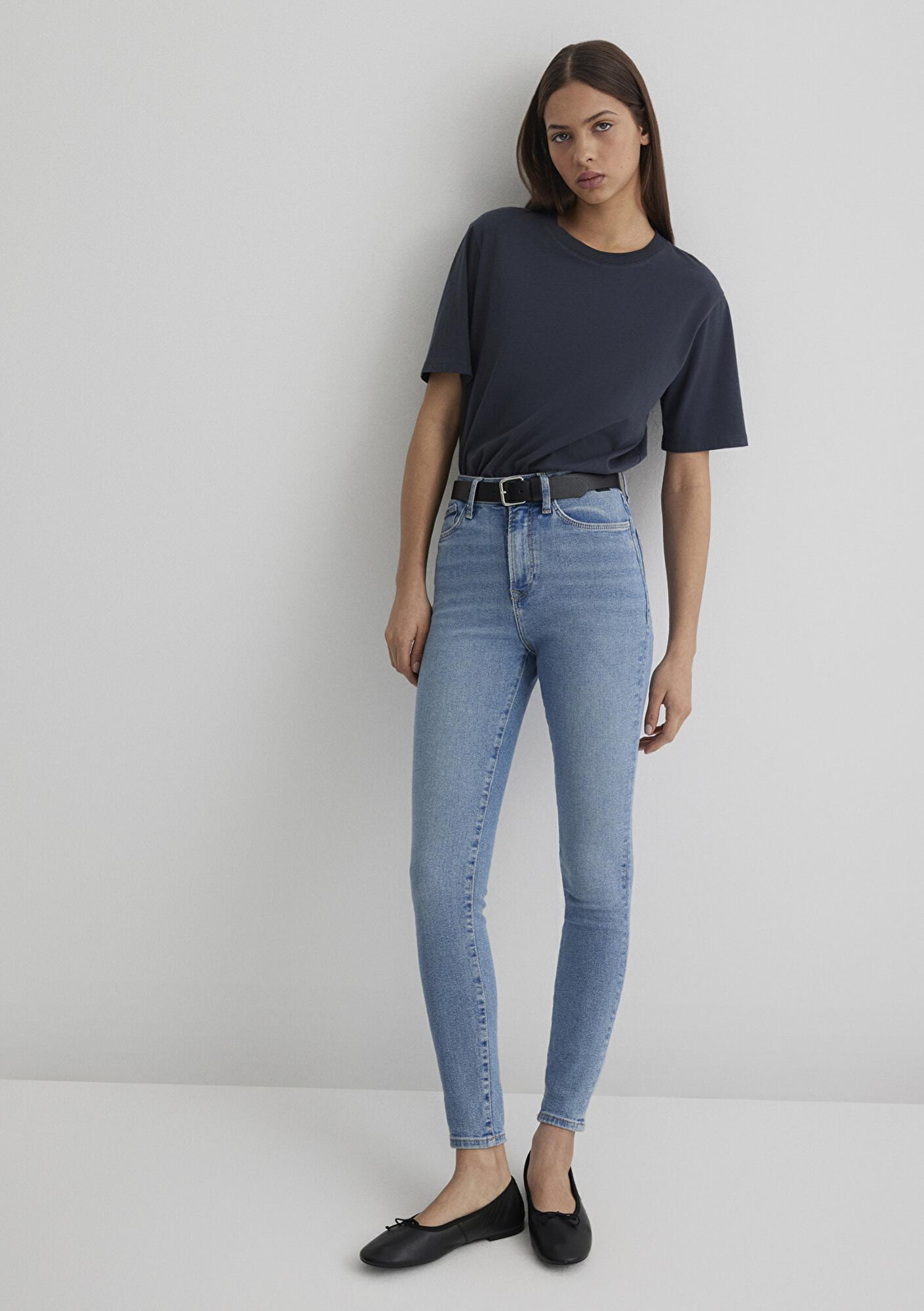 Mavi Serenay Gold Shape Puslu Indigo Mavisi Jean Pantolon 100980-80533