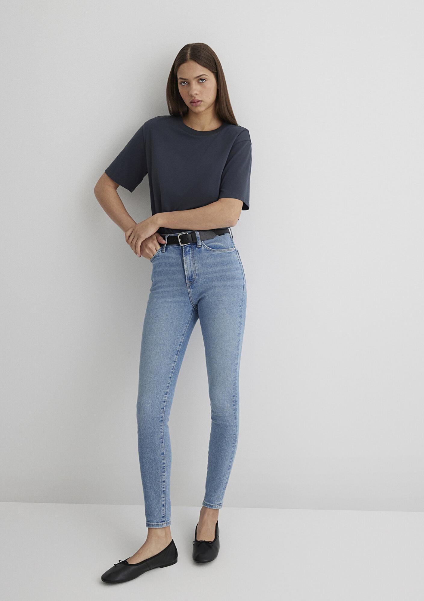 Mavi Serenay Gold Shape Puslu Indigo Mavisi Jean Pantolon 100980-80533