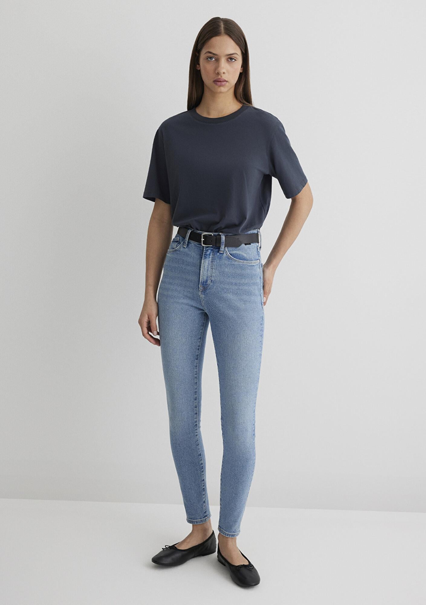Mavi Serenay Gold Shape Puslu Indigo Mavisi Jean Pantolon 100980-80533