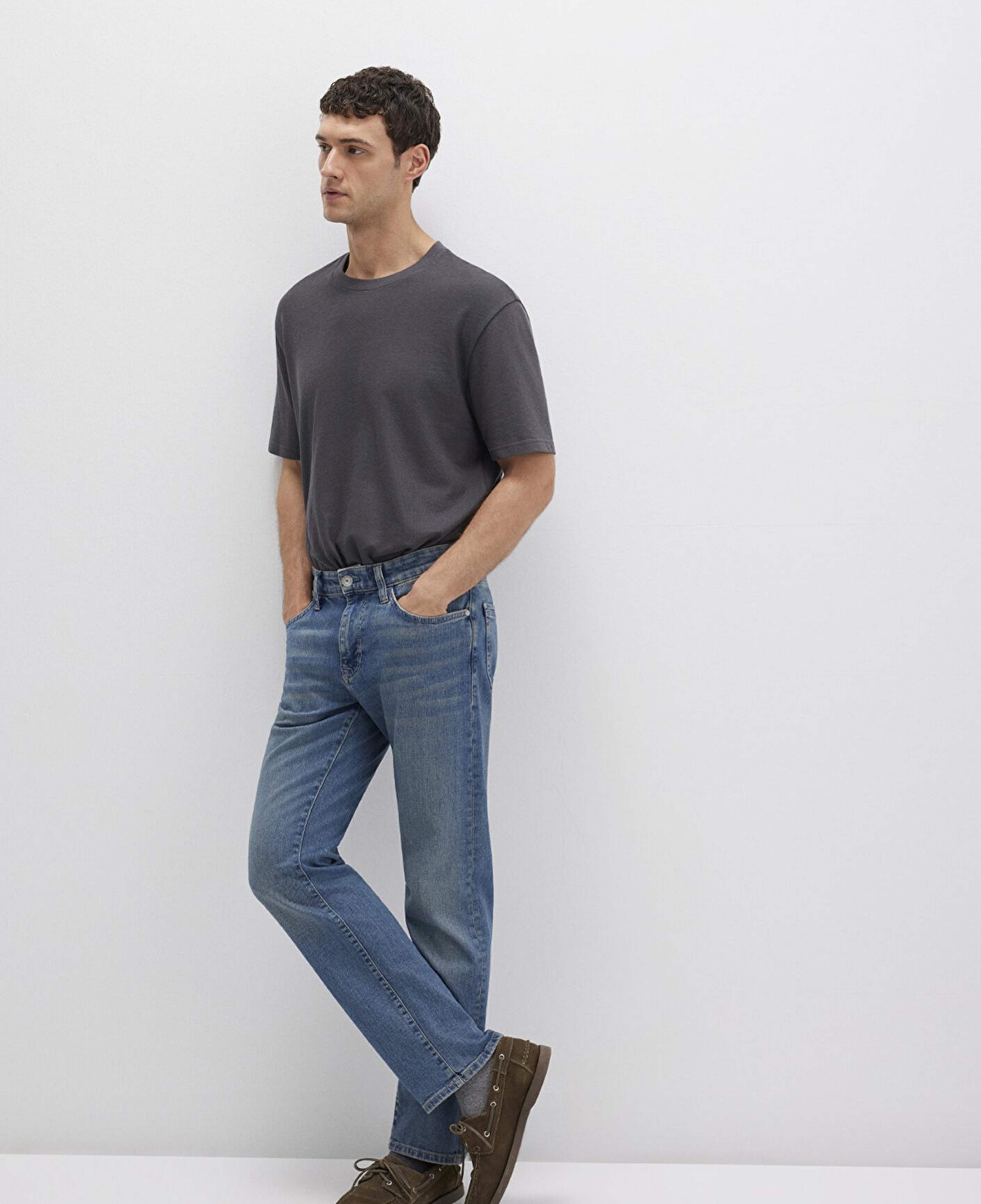 Mavi Hunter Mavi Premium Puslu Indigo Mavisi Jean Pantolon 0020233454