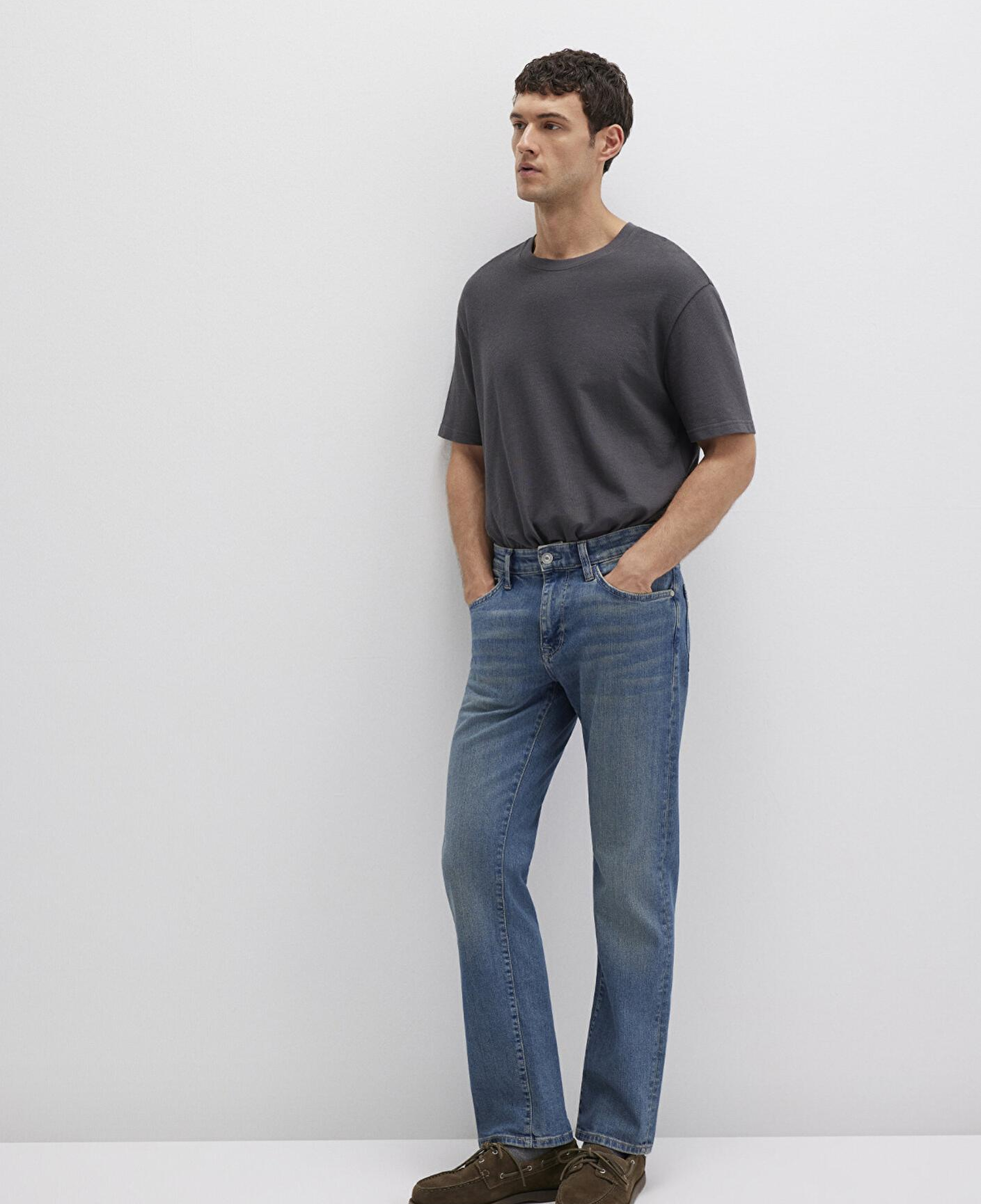 Mavi Hunter Mavi Premium Puslu Indigo Mavisi Jean Pantolon 0020233454