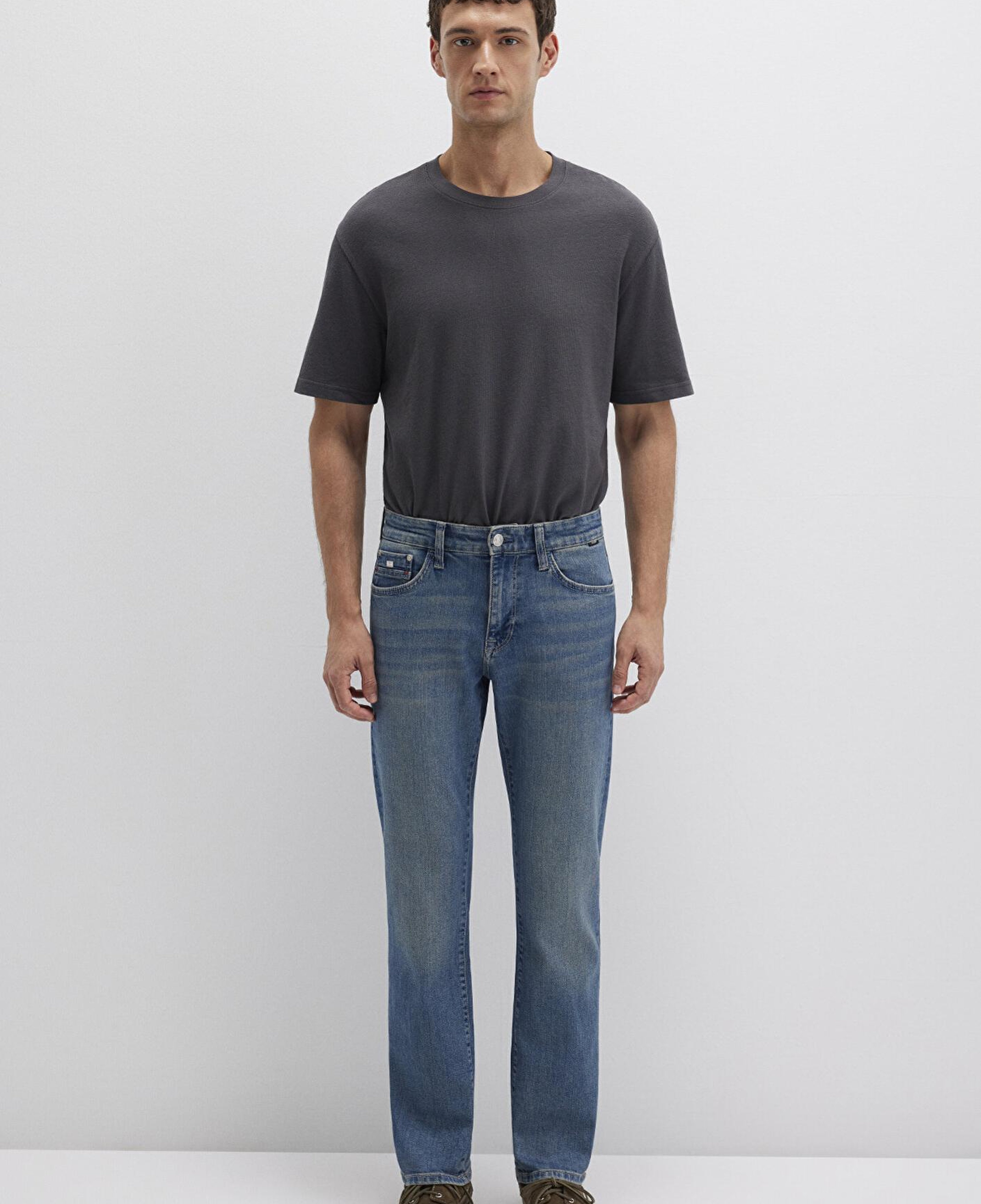 Mavi Hunter Mavi Premium Puslu Indigo Mavisi Jean Pantolon 0020233454