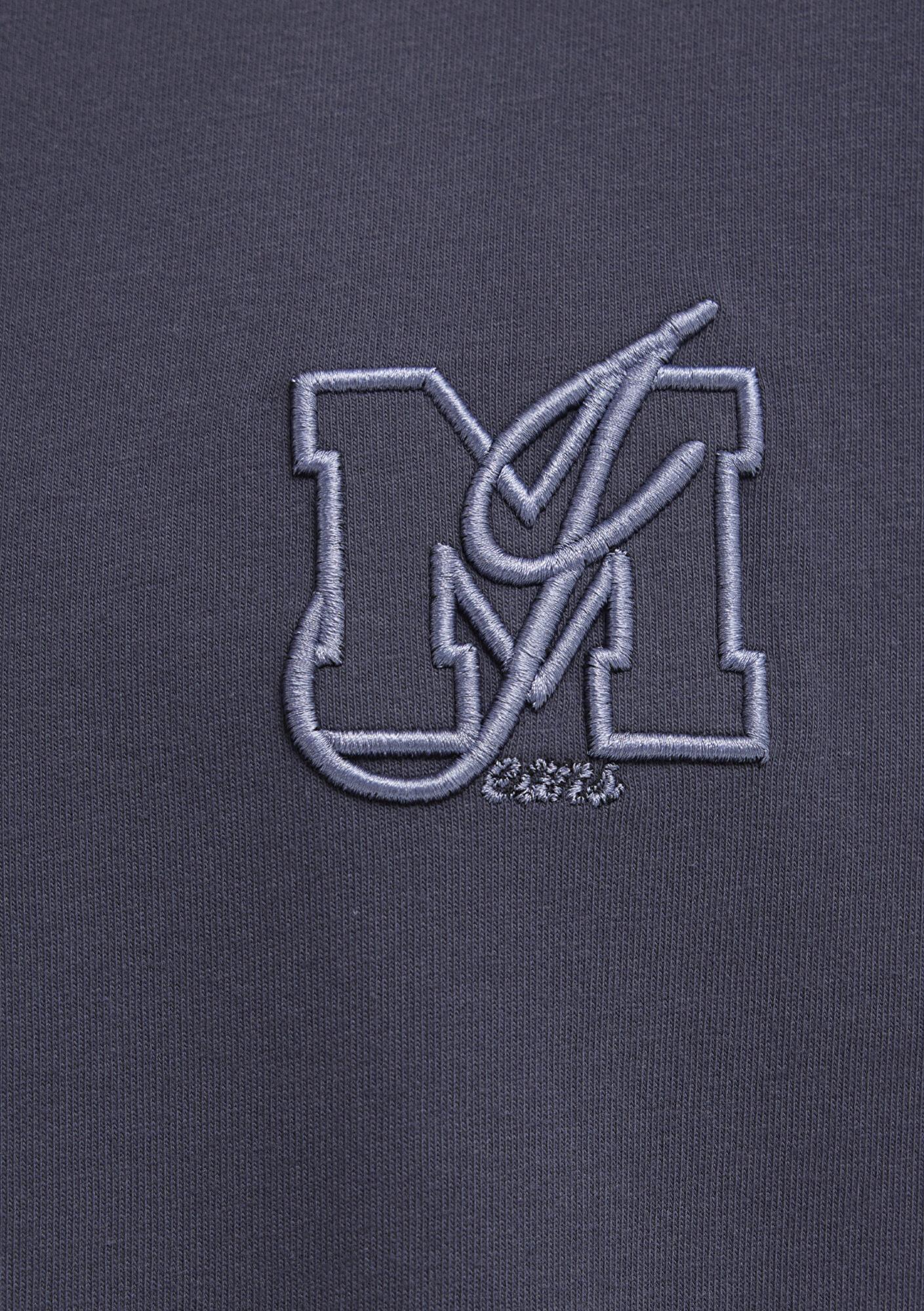 Mavi MJ Logo Detaylı Gri Tişört Loose Fit / Bol Rahat Kesim 0612885-70101