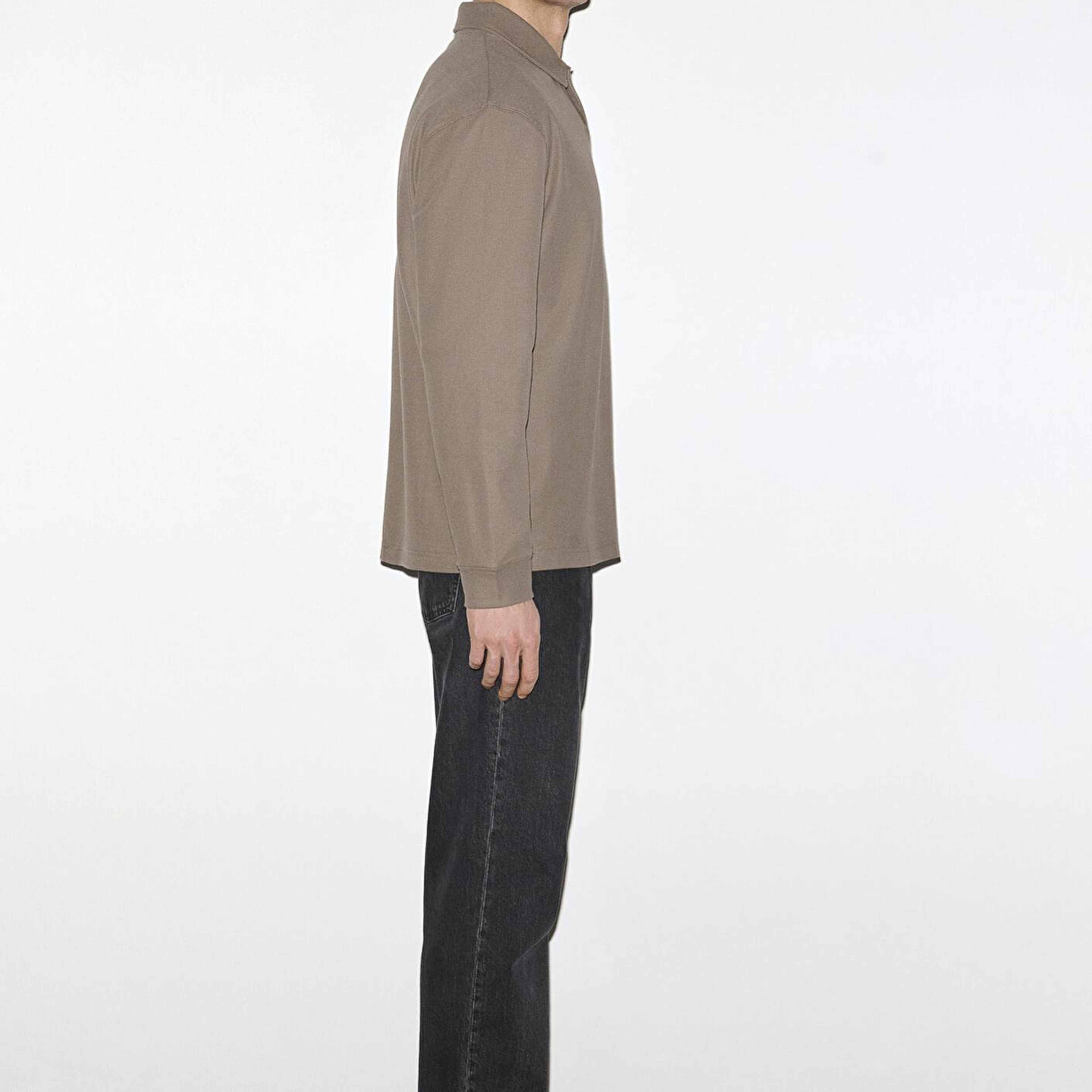 Mavi Kahverengi Polo Sweatshirt 0S10576-83866