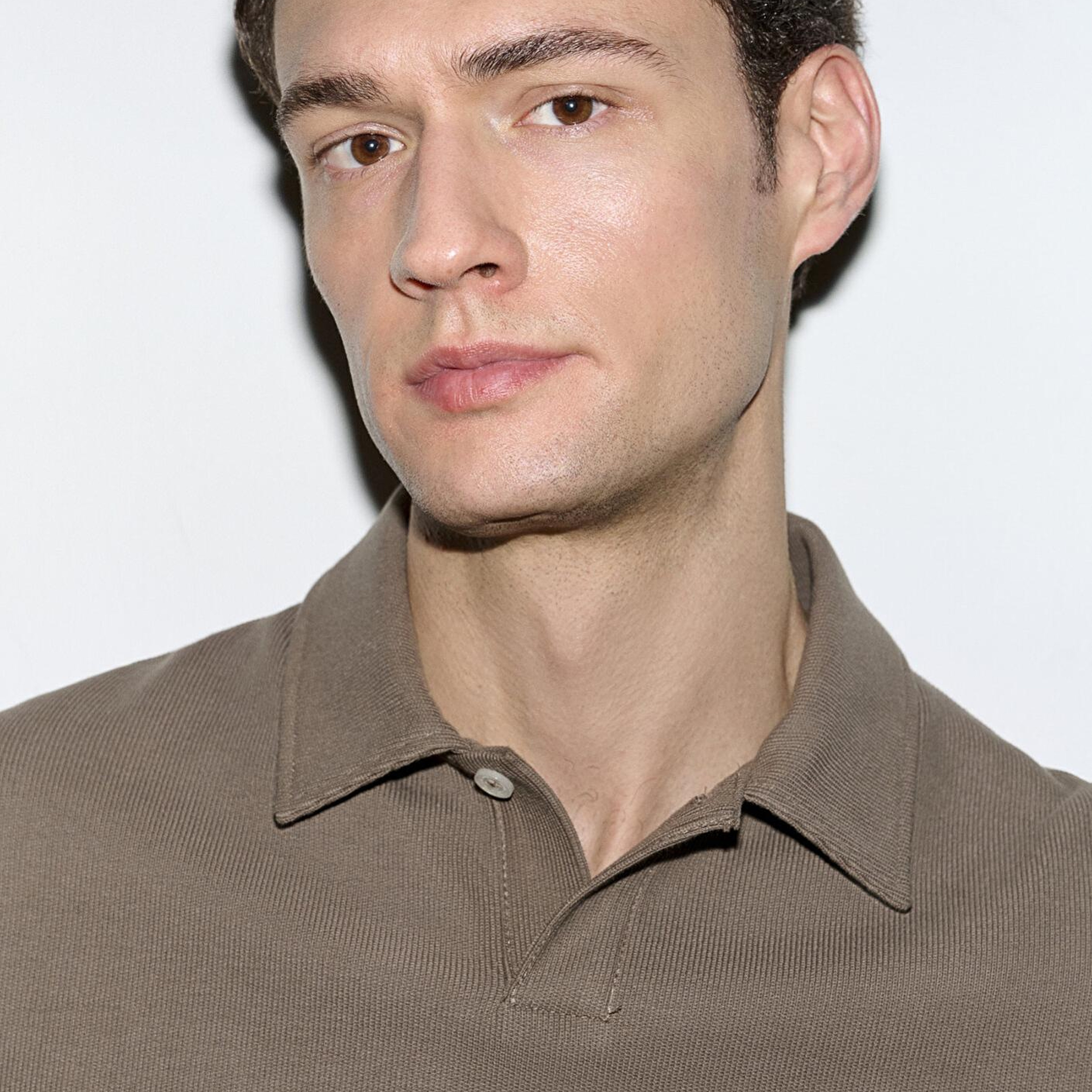 Mavi Kahverengi Polo Sweatshirt 0S10576-83866