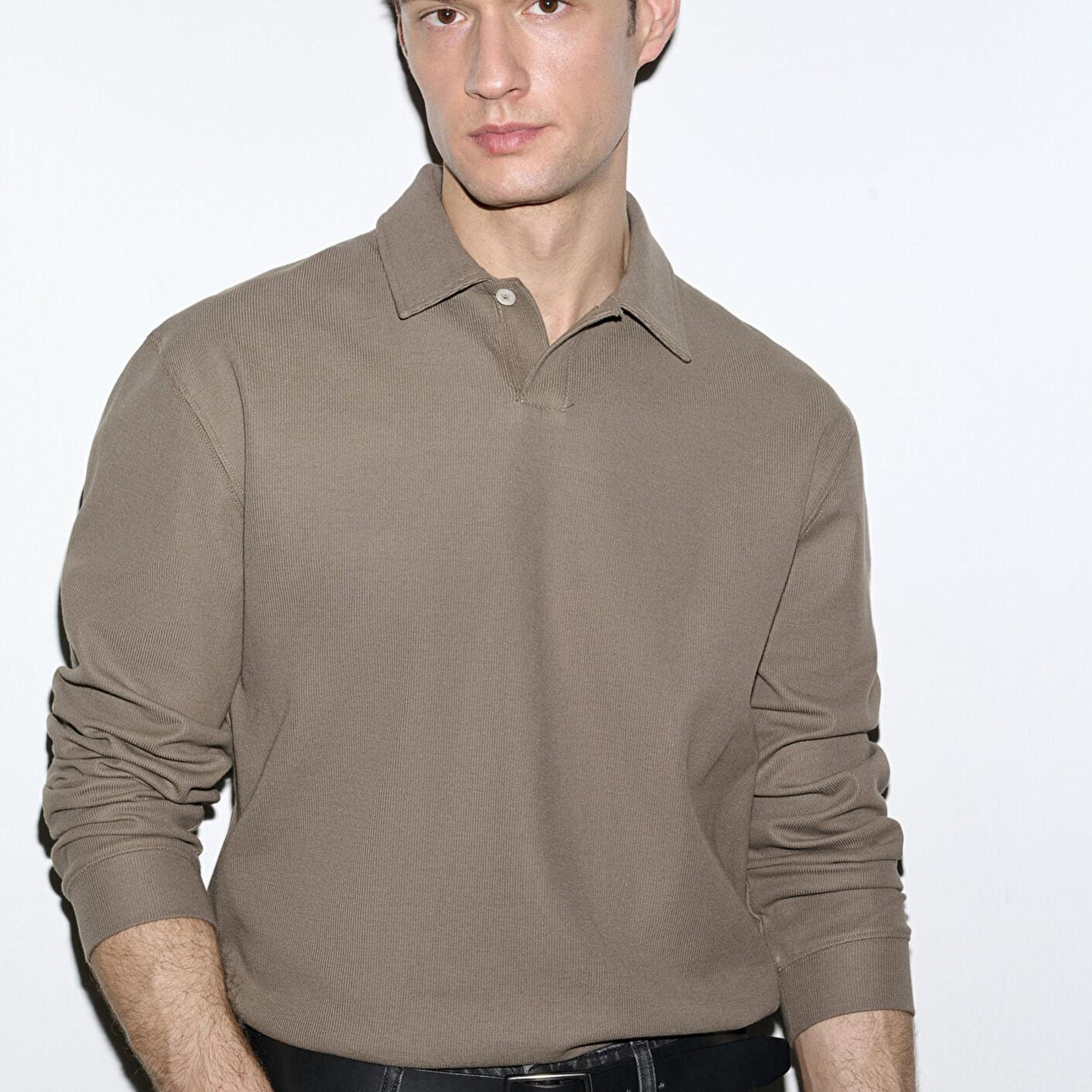 Mavi Kahverengi Polo Sweatshirt 0S10576-83866