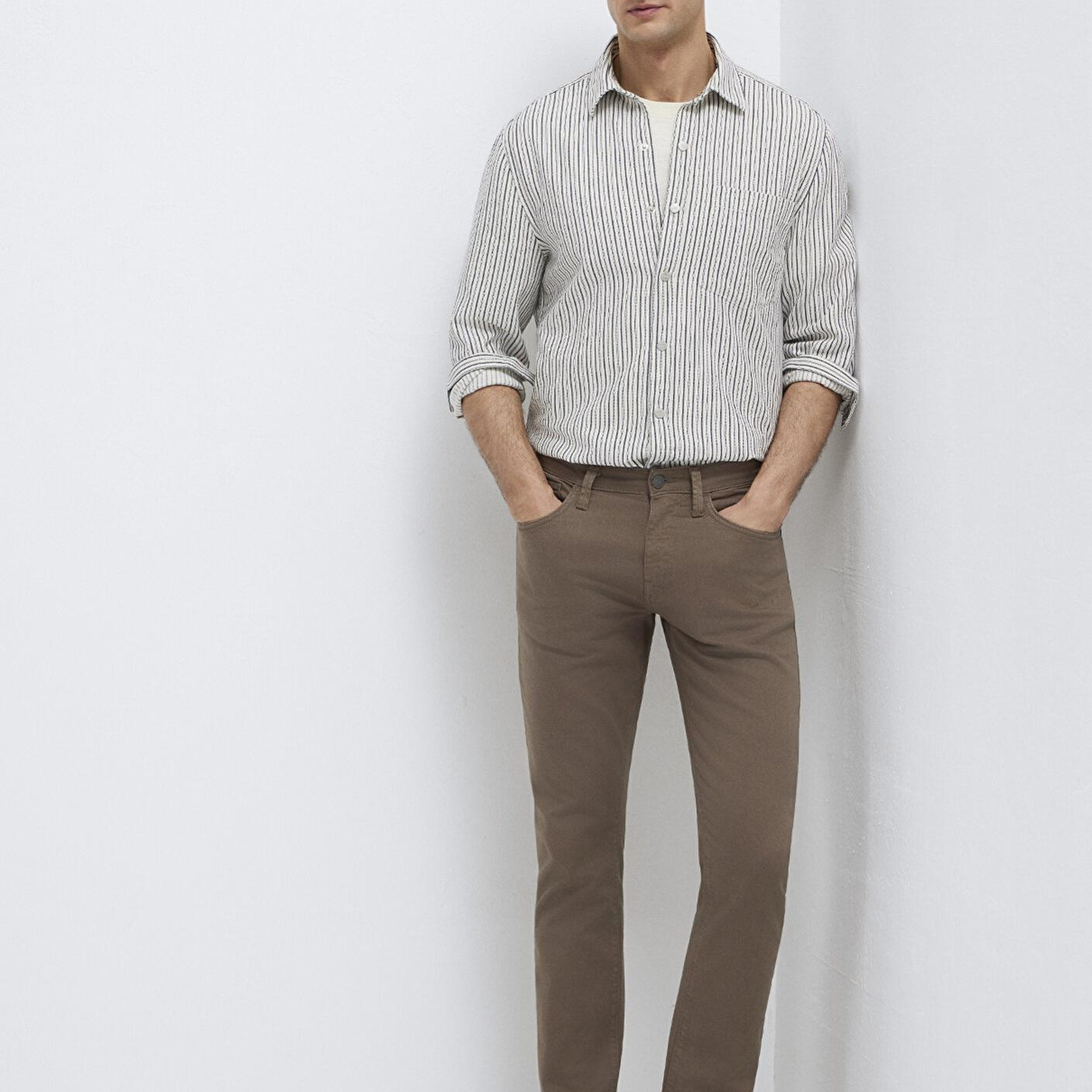 Mavi Jake Kahverengi Gabardin Pantolon 00422A2788