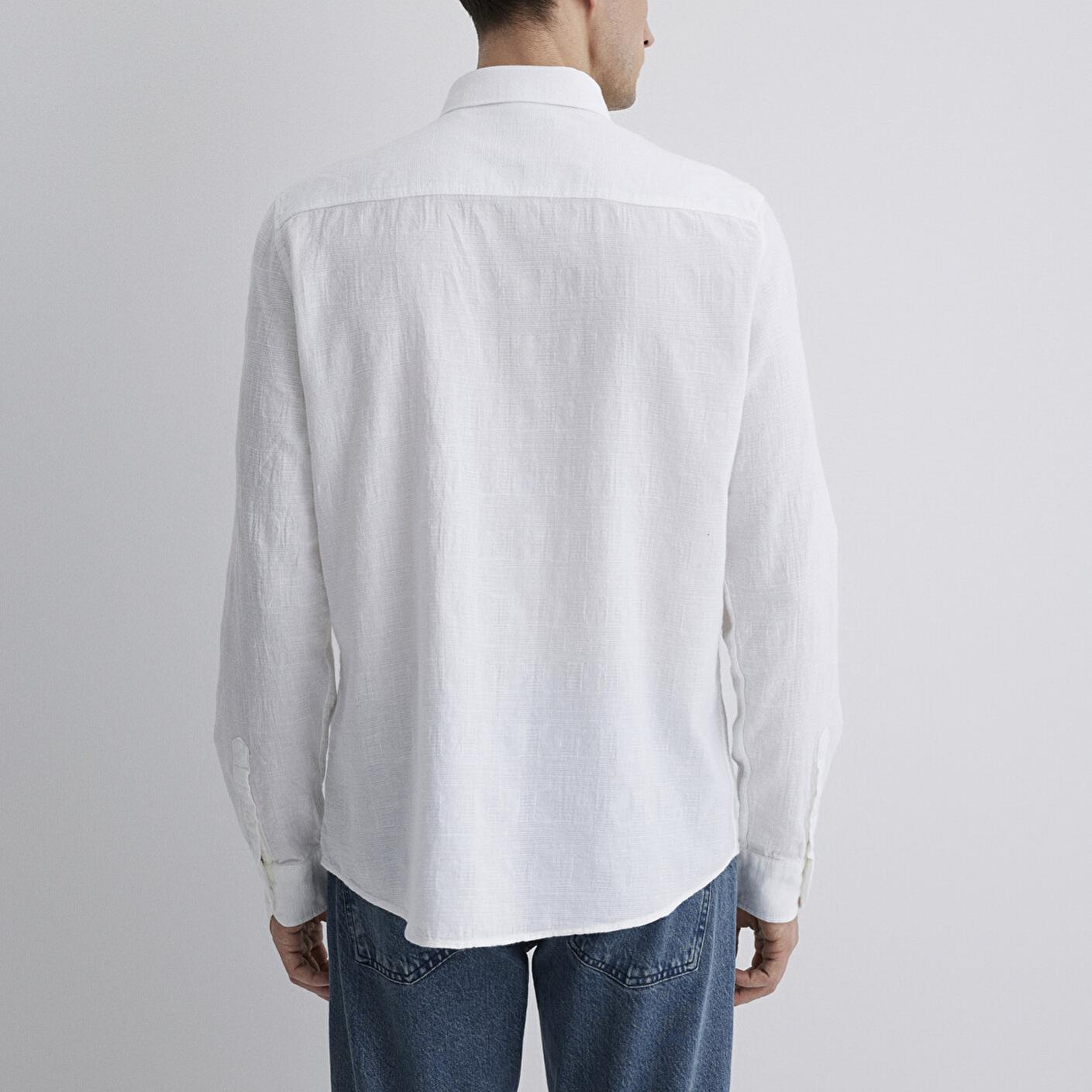 Mavi Beyaz Gömlek Slim Fit / Dar Kesim 0211548-70057