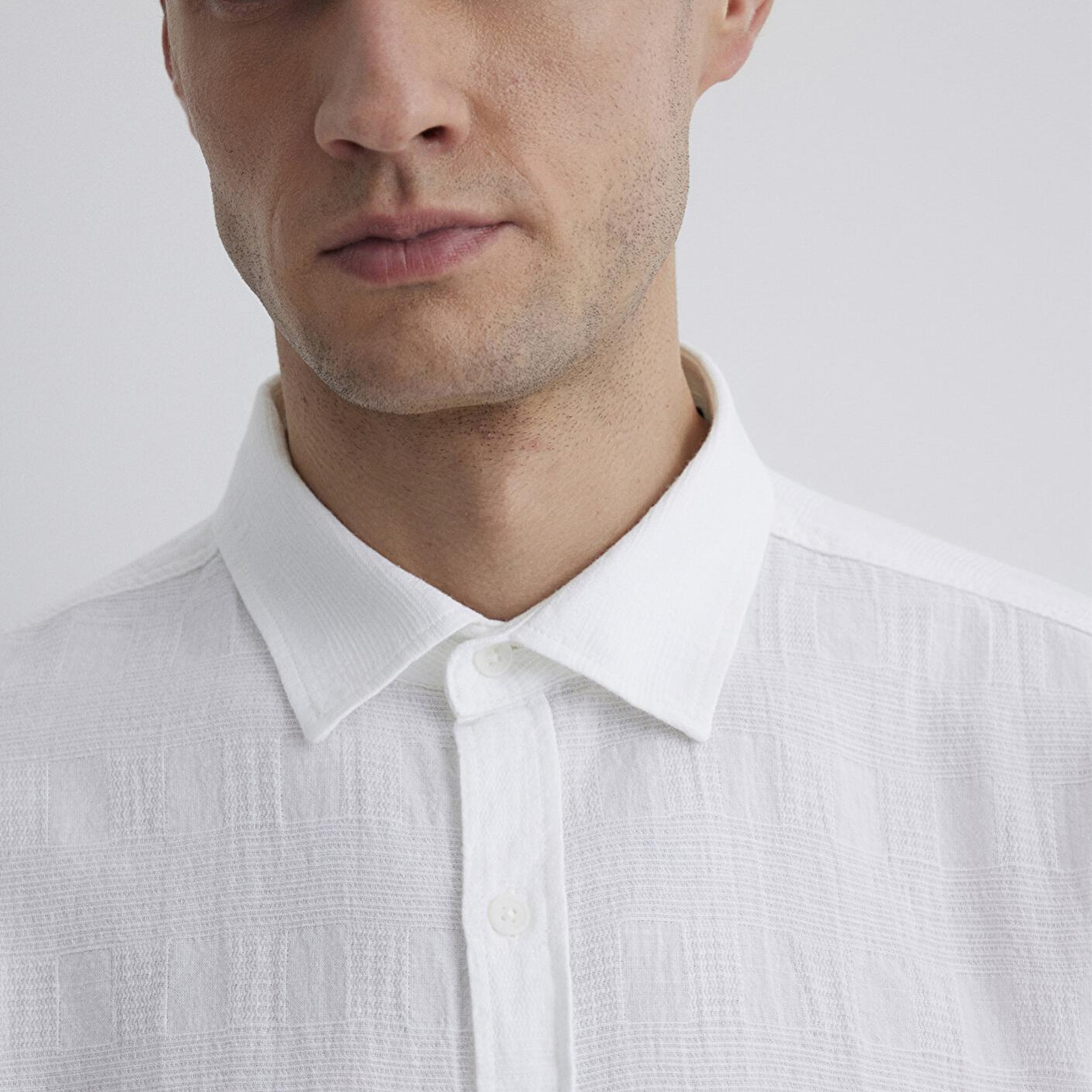 Mavi Beyaz Gömlek Slim Fit / Dar Kesim 0211548-70057