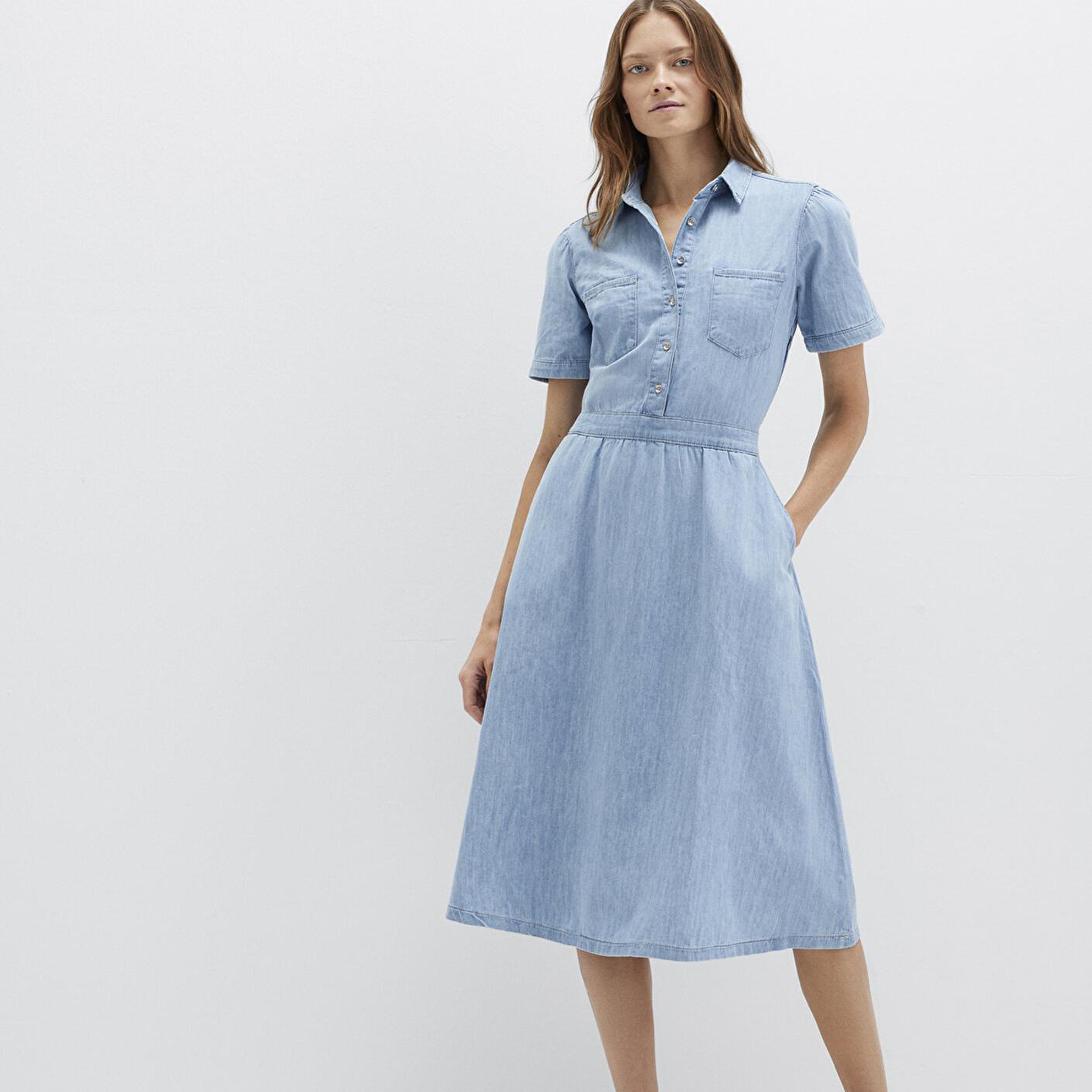 Mavi Marley Açık Mavi Denim Elbise 1310537-89692