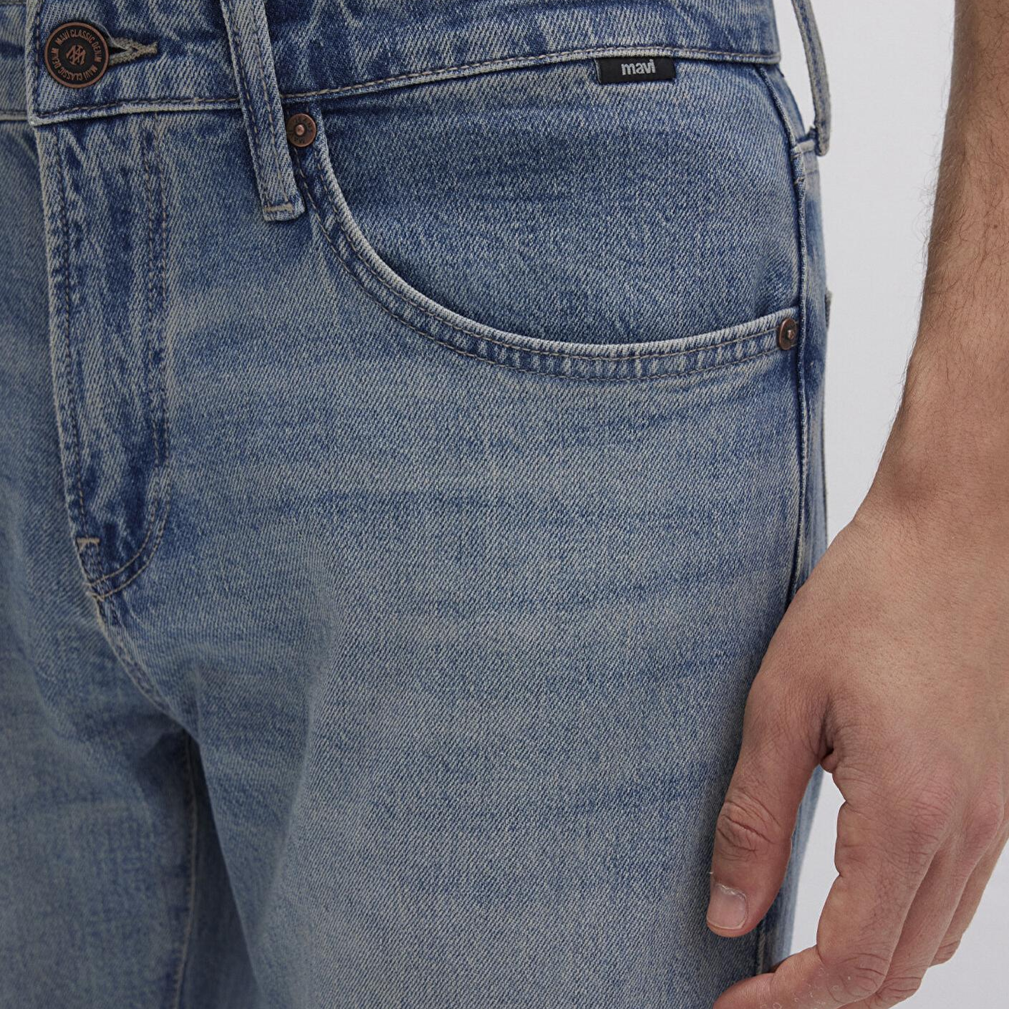 Mavi James Classic Denim Puslu İndigo Mavisi Jean Pantolon 0042489278