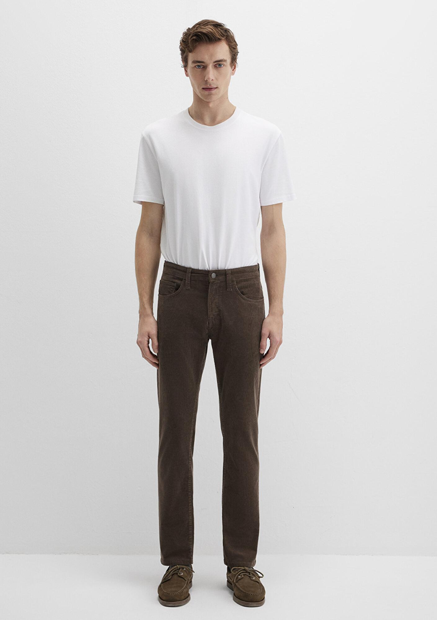 Mavi Marcus Kahverengi Kadife Pantolon 0035135666