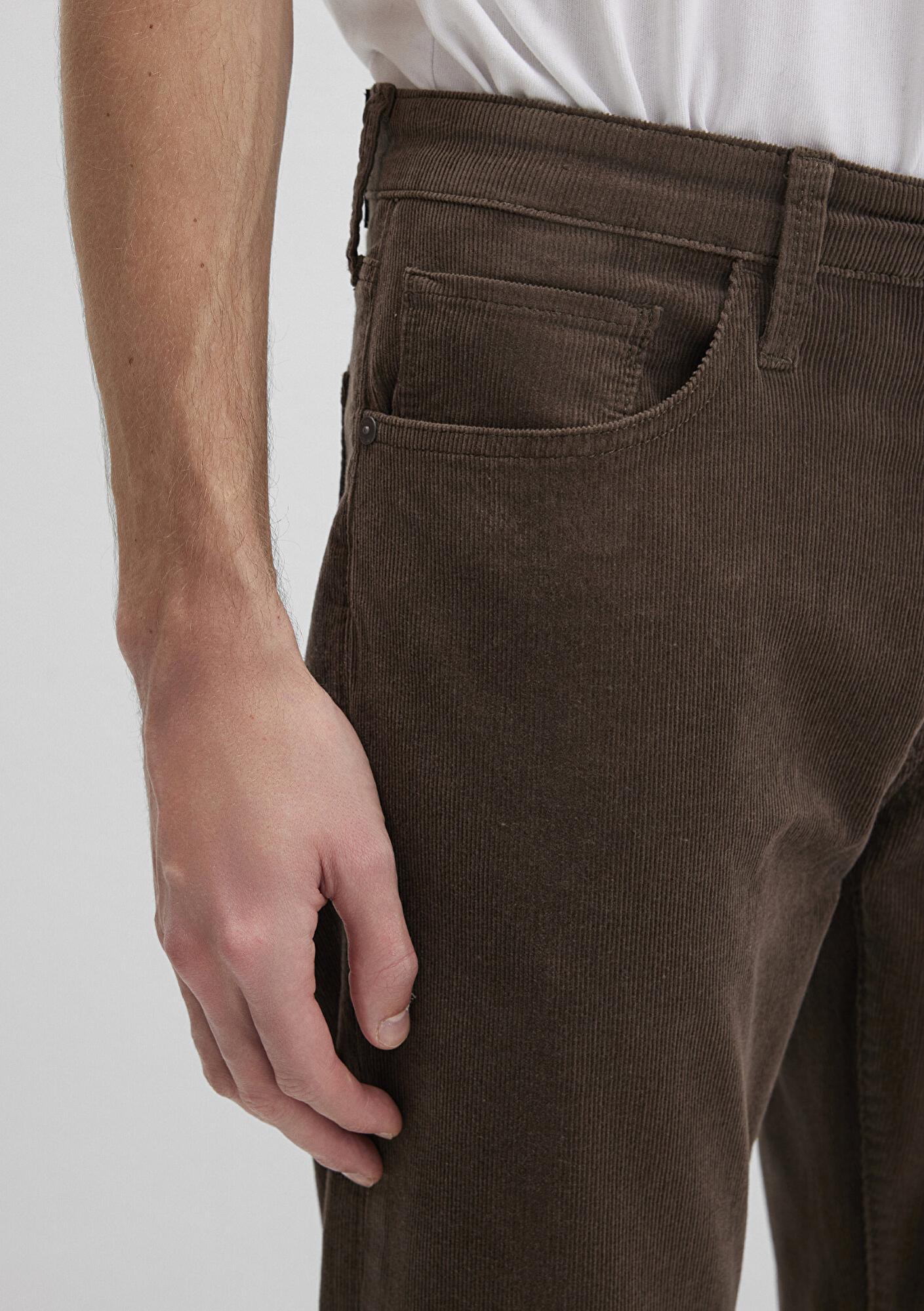 Mavi Marcus Kahverengi Kadife Pantolon 0035135666